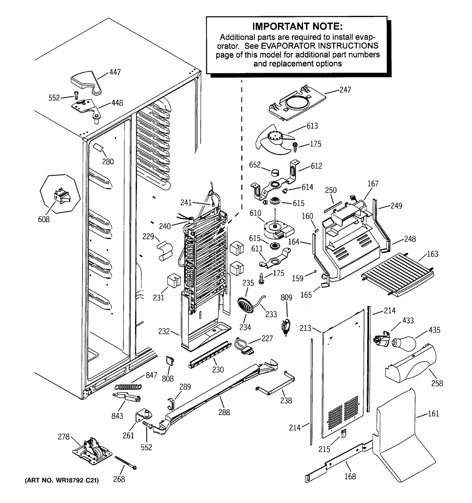 Evaporator Fan Plenum