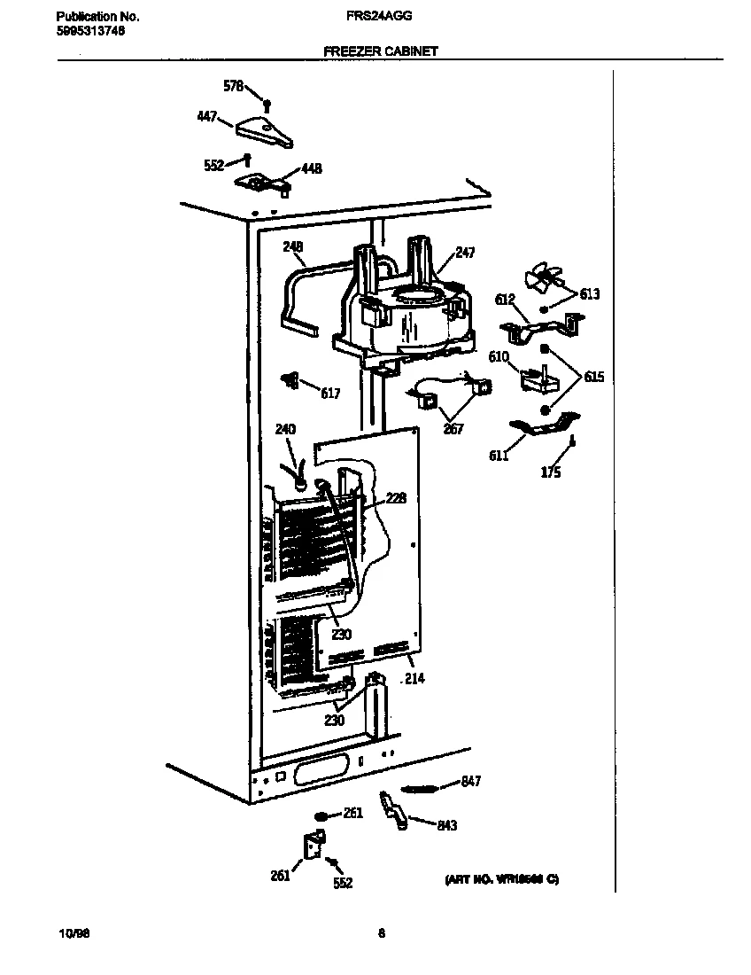 Evaporator Fan Blade