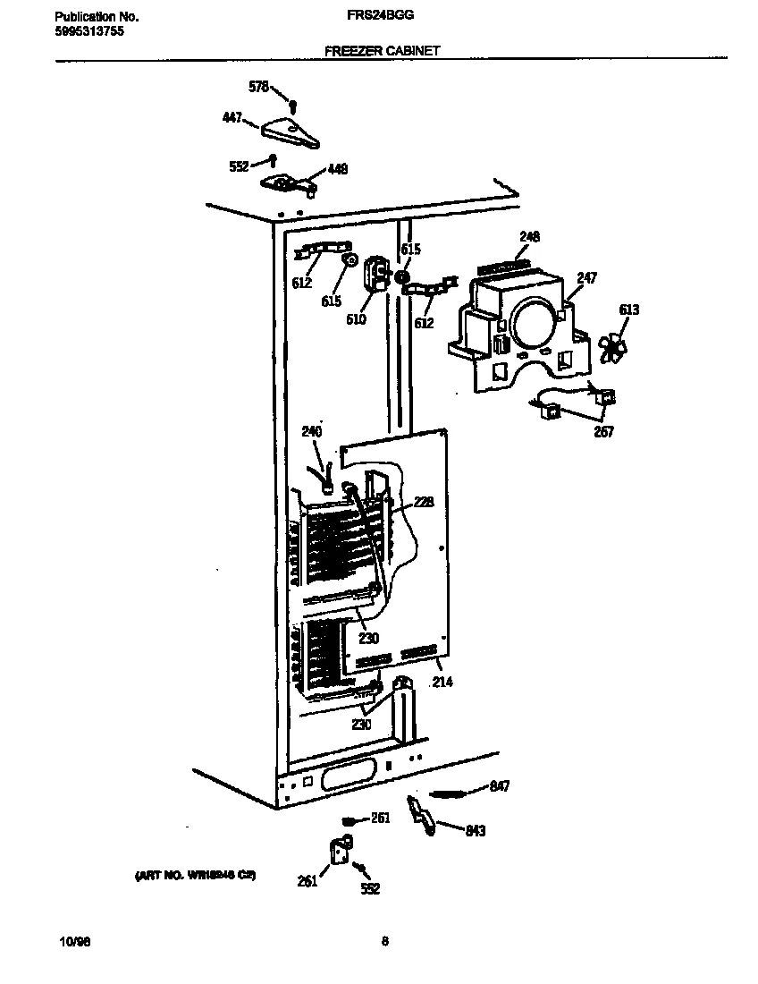 Evaporator Fan Motor
