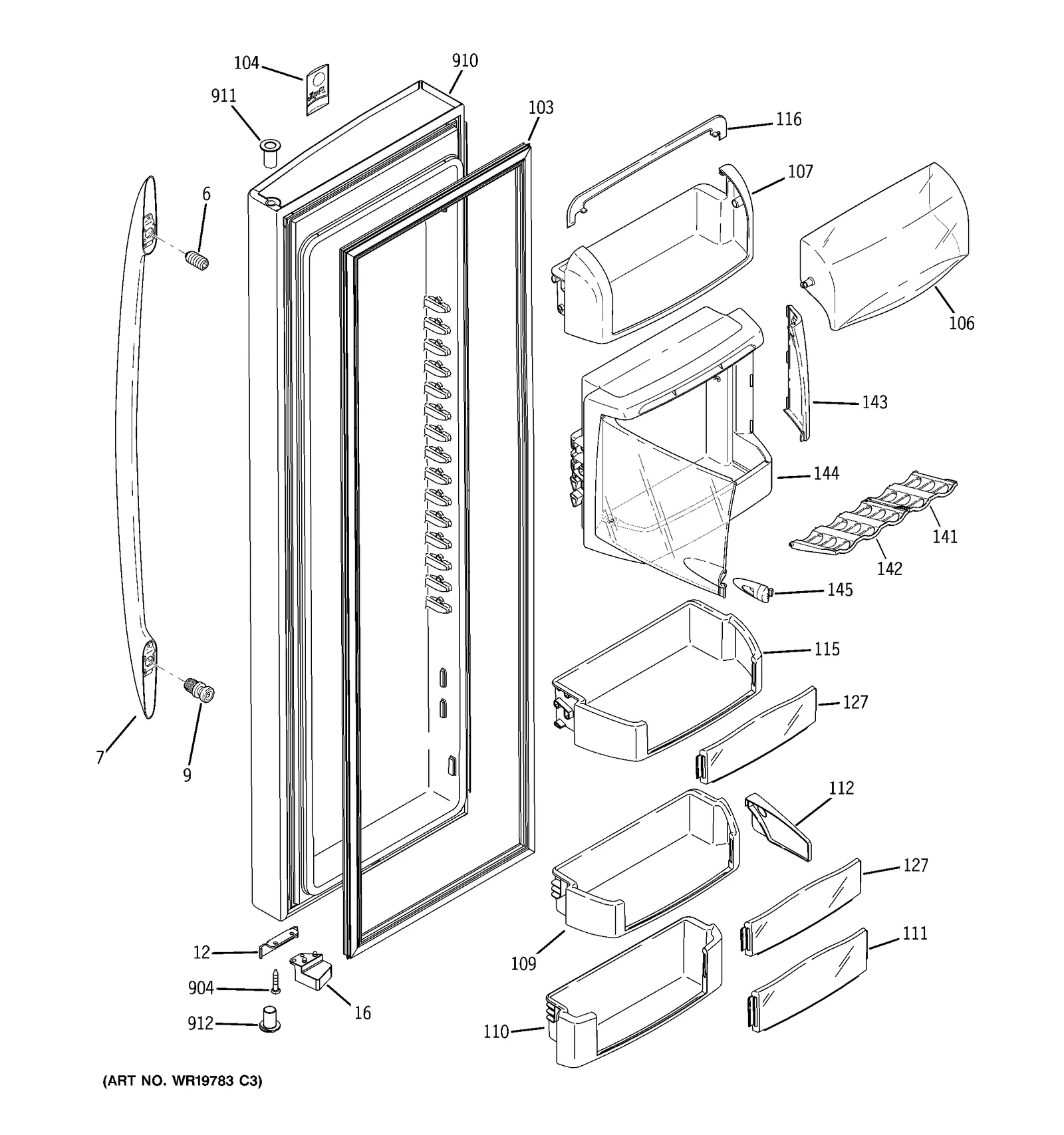Stainless Steel Door Assembly Kit