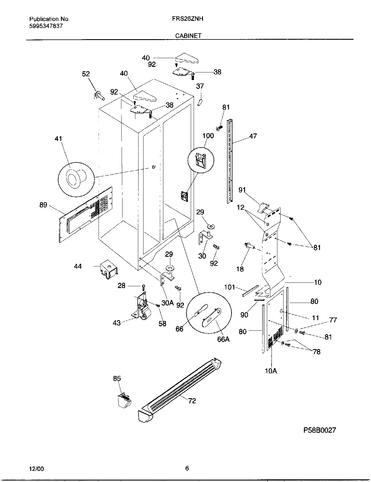 Upper Hinge Bracket Left/Fz