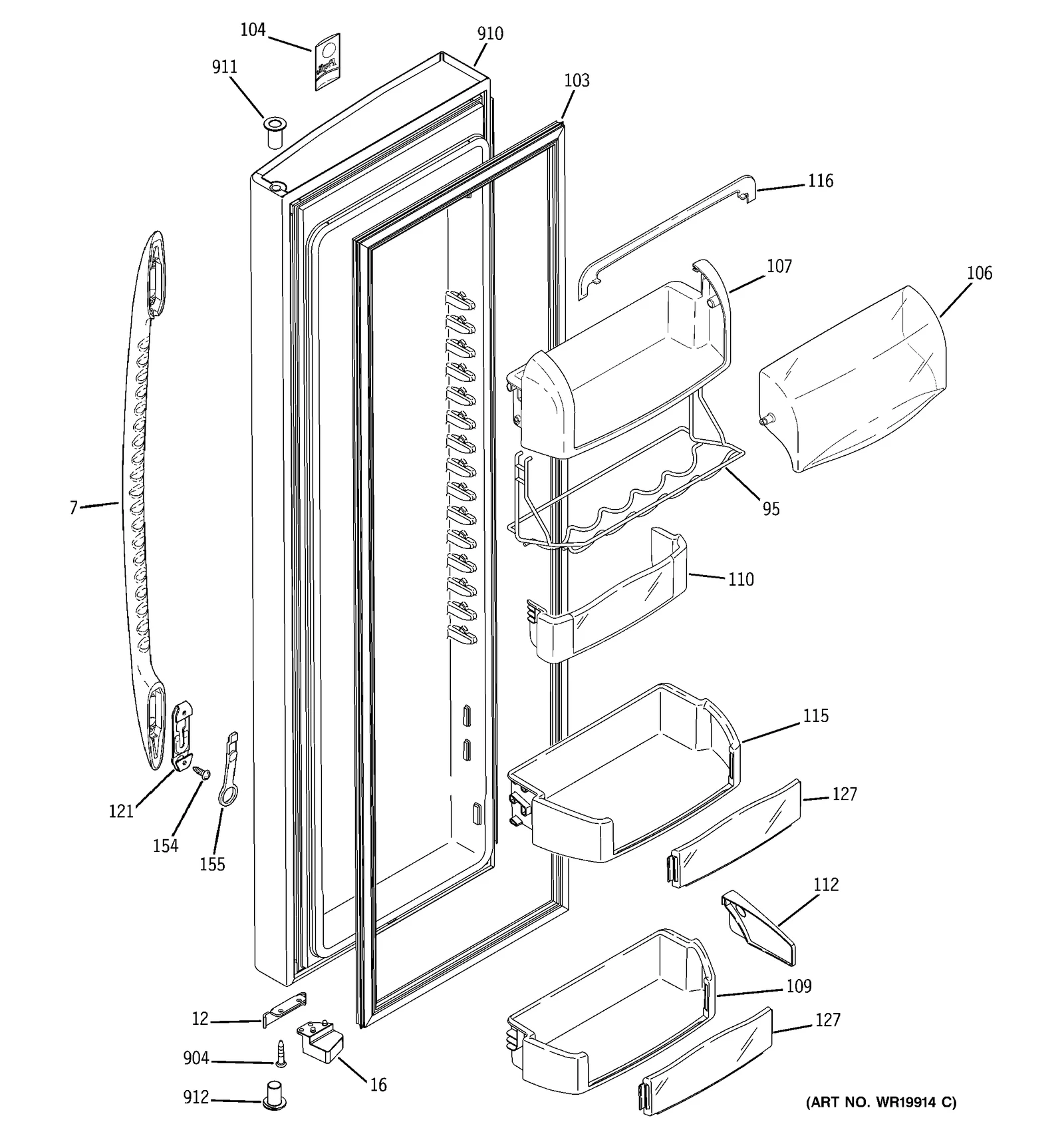 White Door Assembly Kit