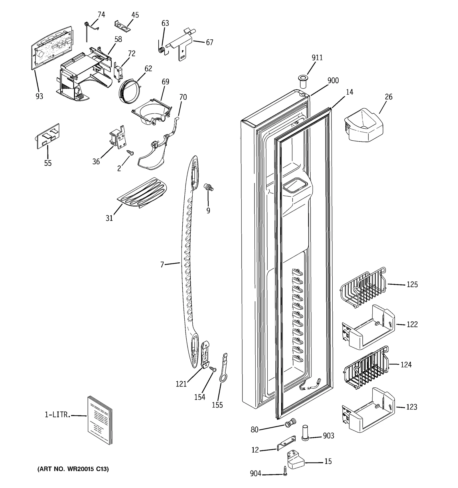 DISPENSER CONTROL Assembly