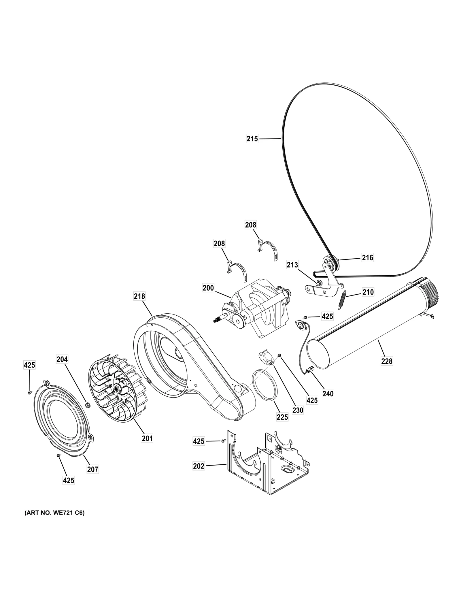 Motor Bracket Long Vent