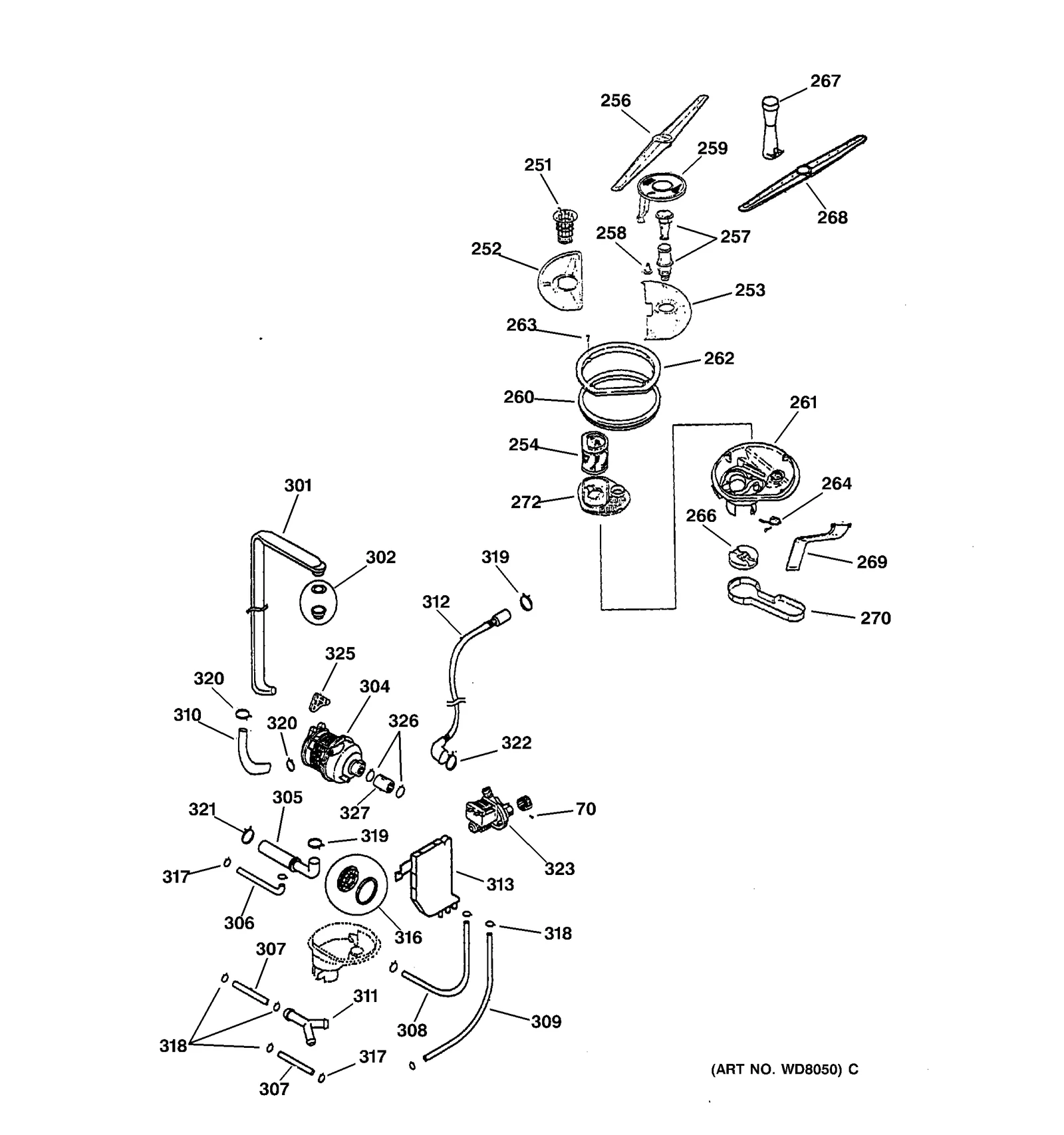 Wash Pump Kit Assembly