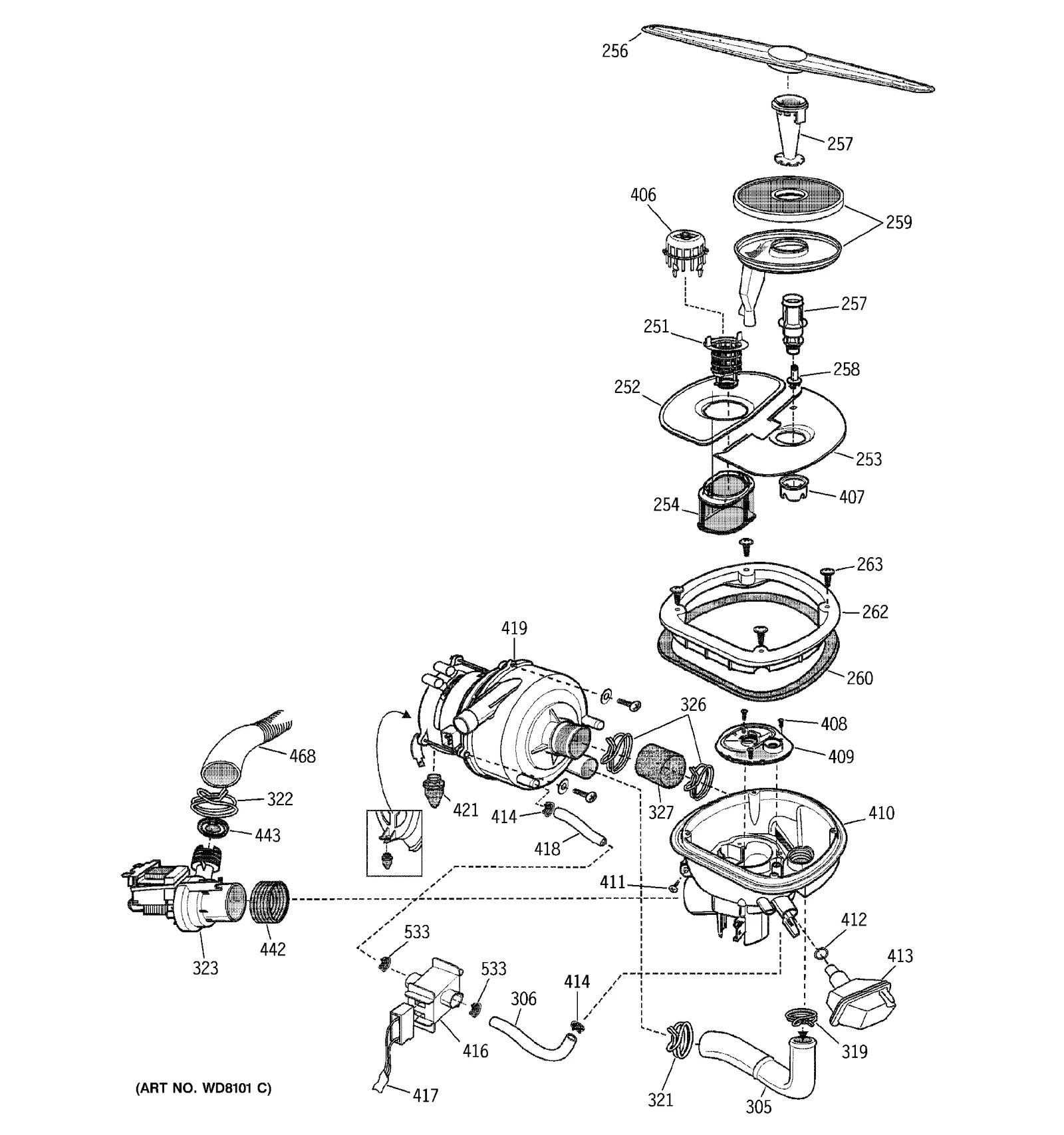 Inlet Hose T/Sensor