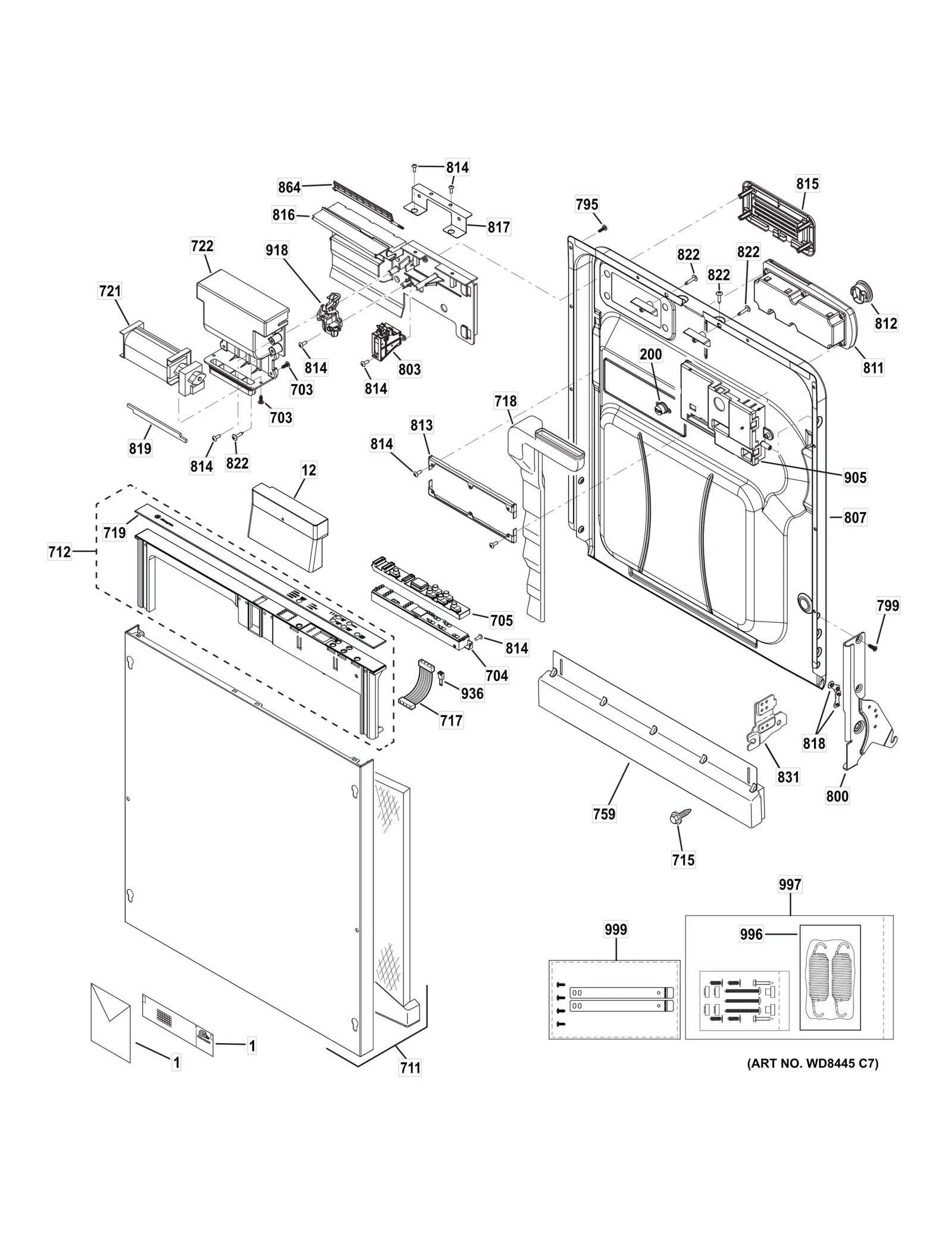 Hinge Weld Service Kit