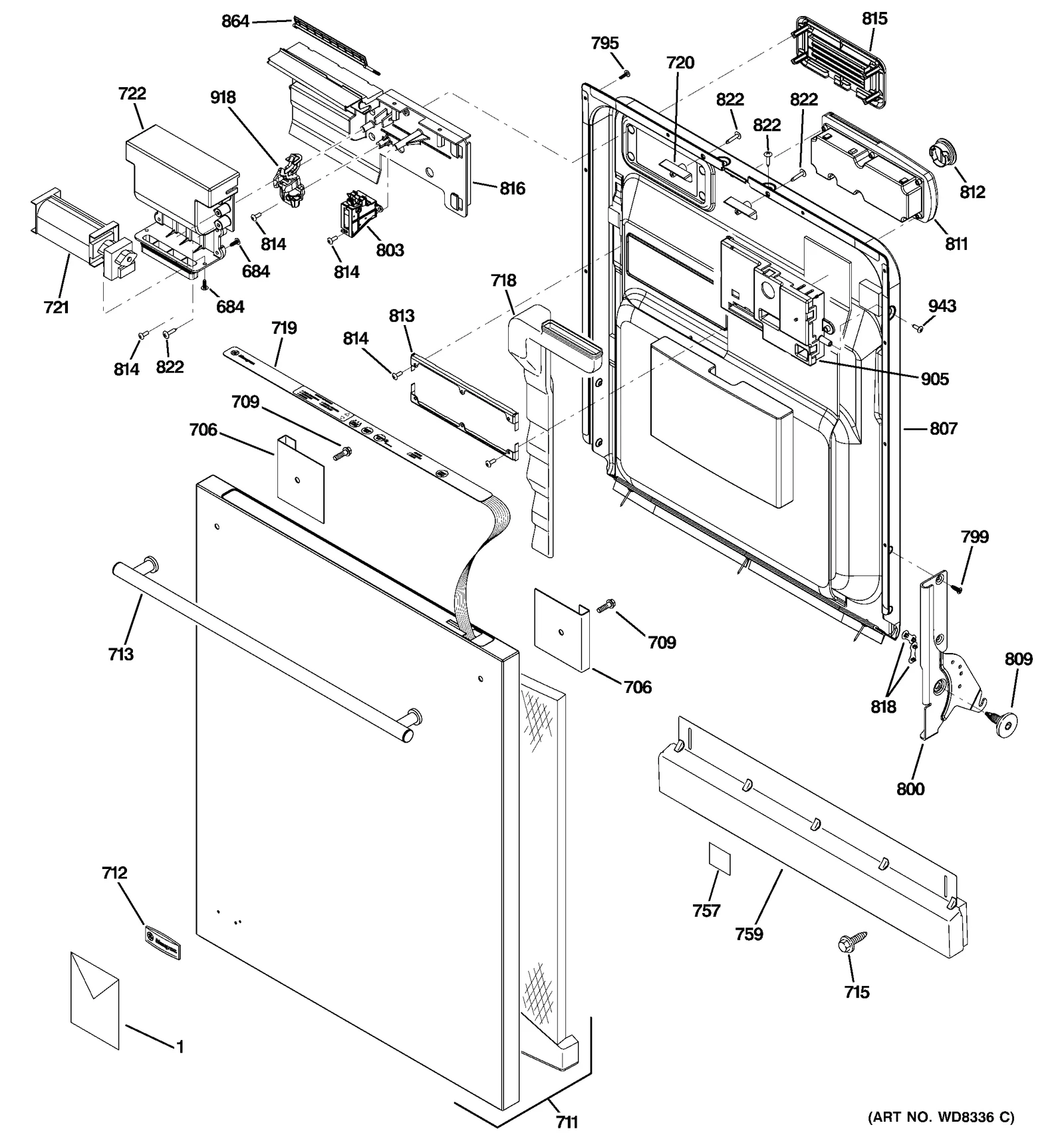 Stainless Steel Outer Panel Assembly