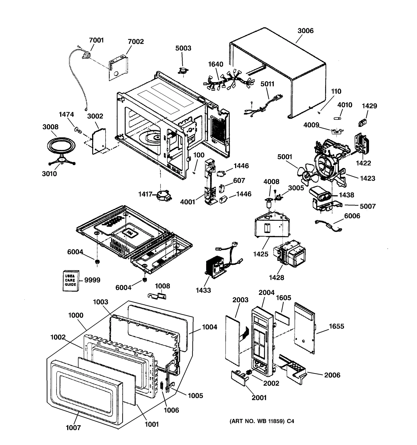 White Door Assembly