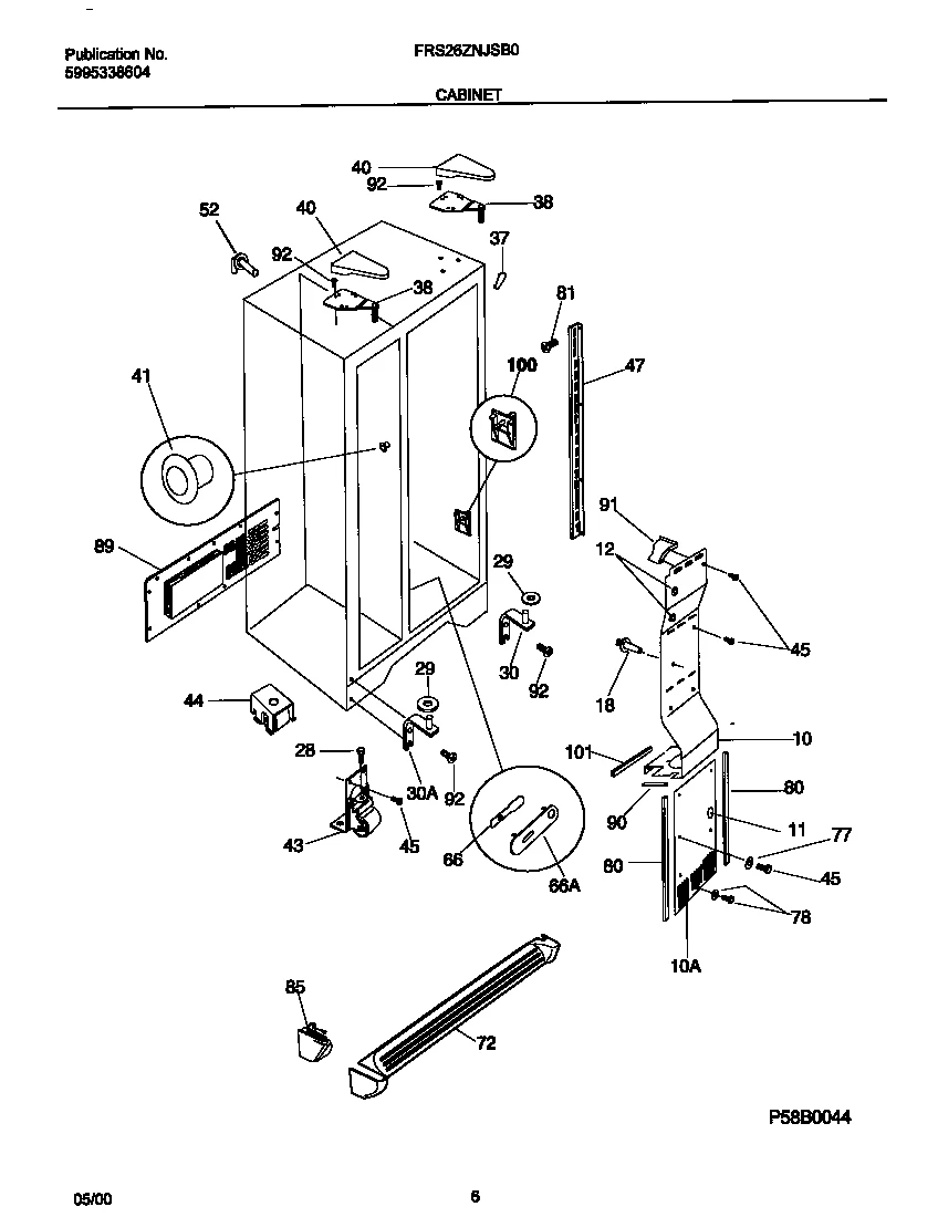 Upper Hinge Bracket