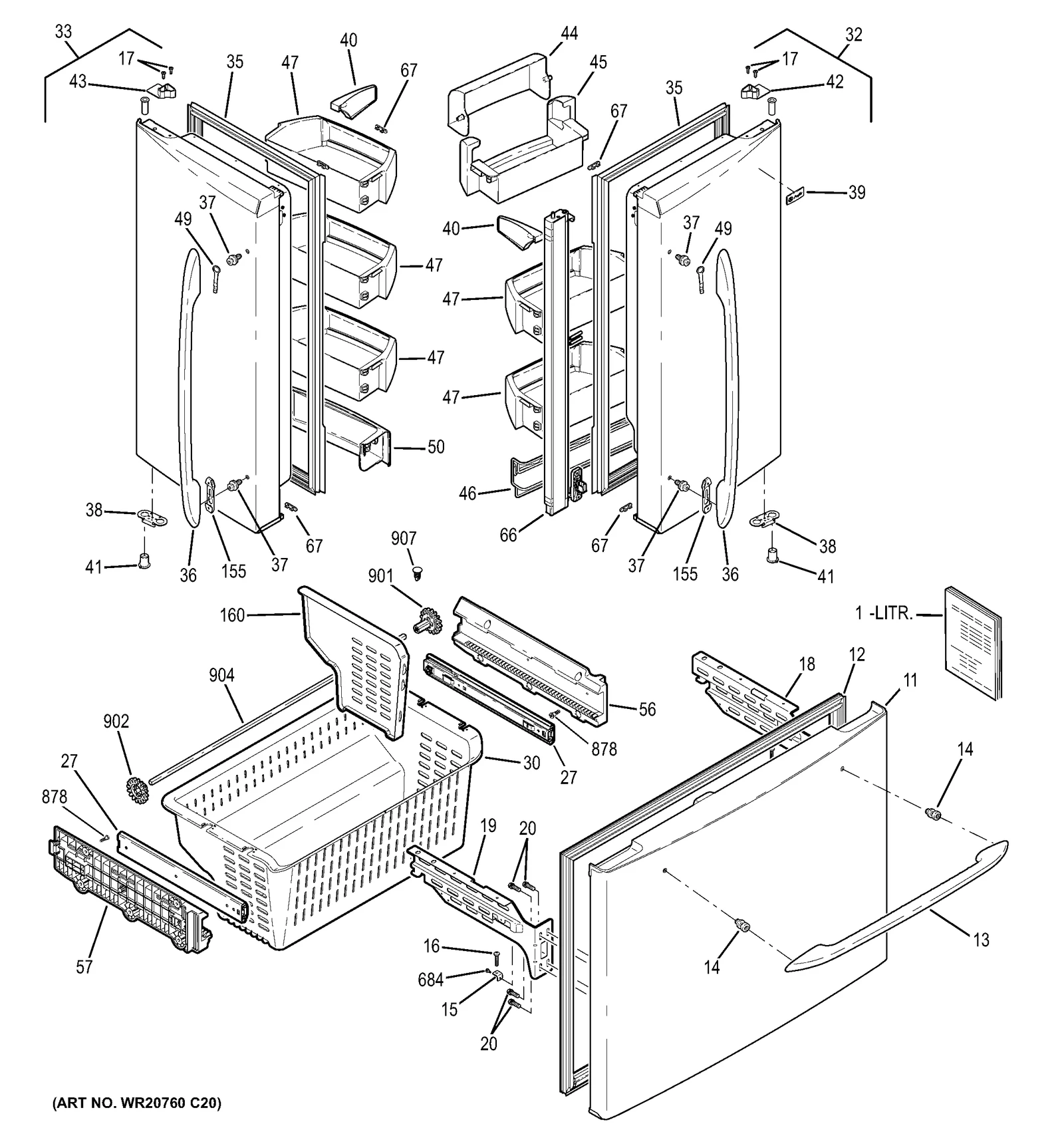 Door Foam Assembly Bowe