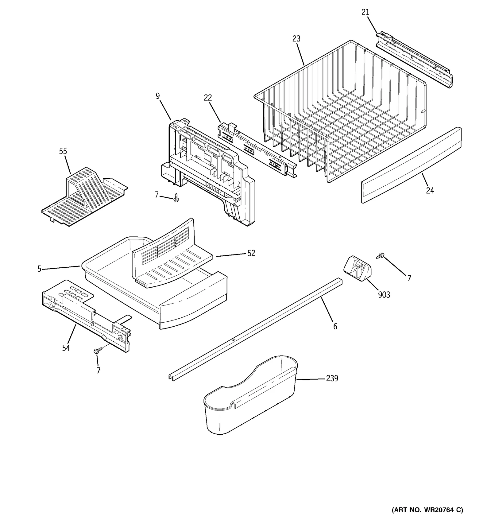 Pizza Basket Assembly