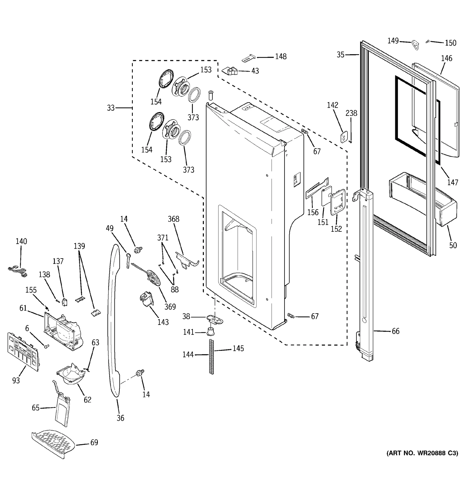 Articulation Mullion Assembly