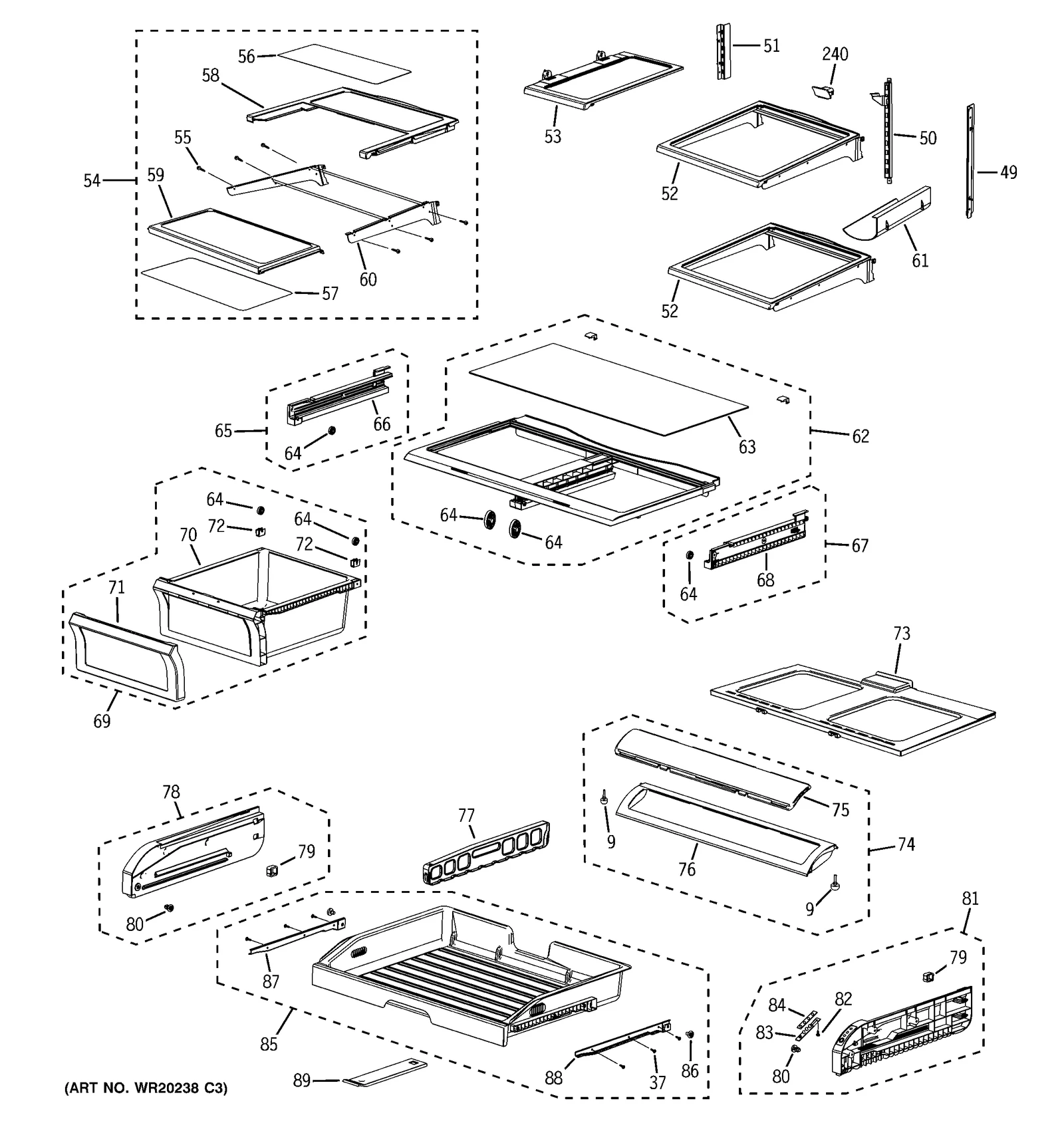Quick Space Adjust Shelf