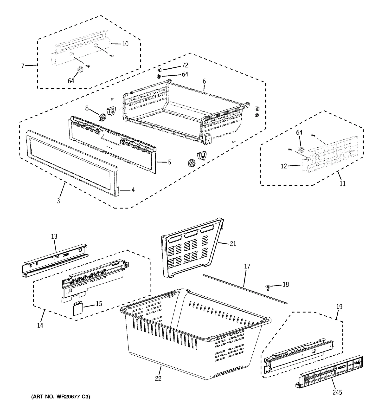 Upper Slide Rail Assembly