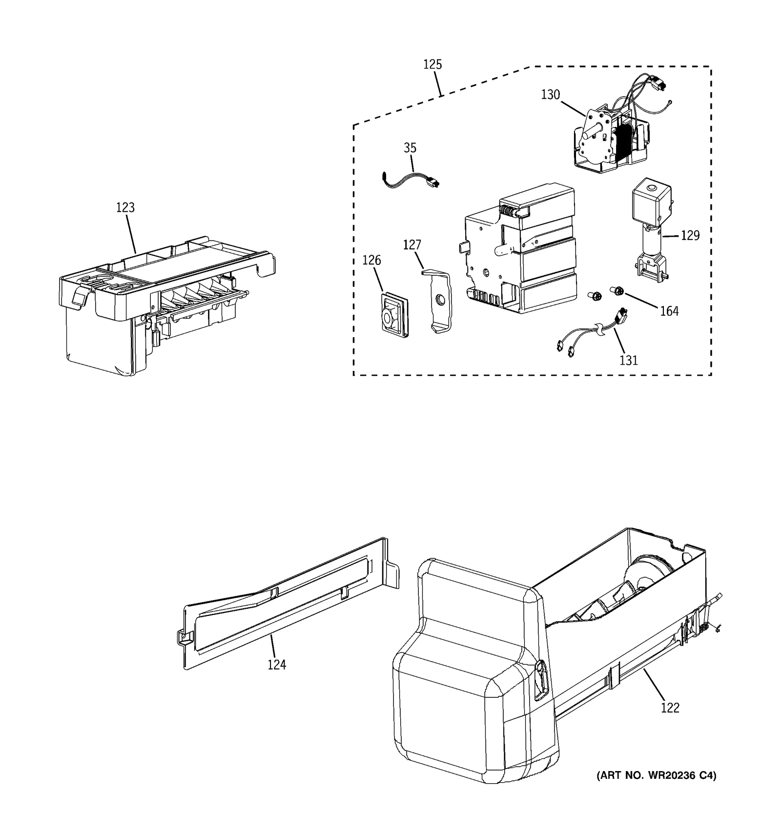 Auger Case Assembly