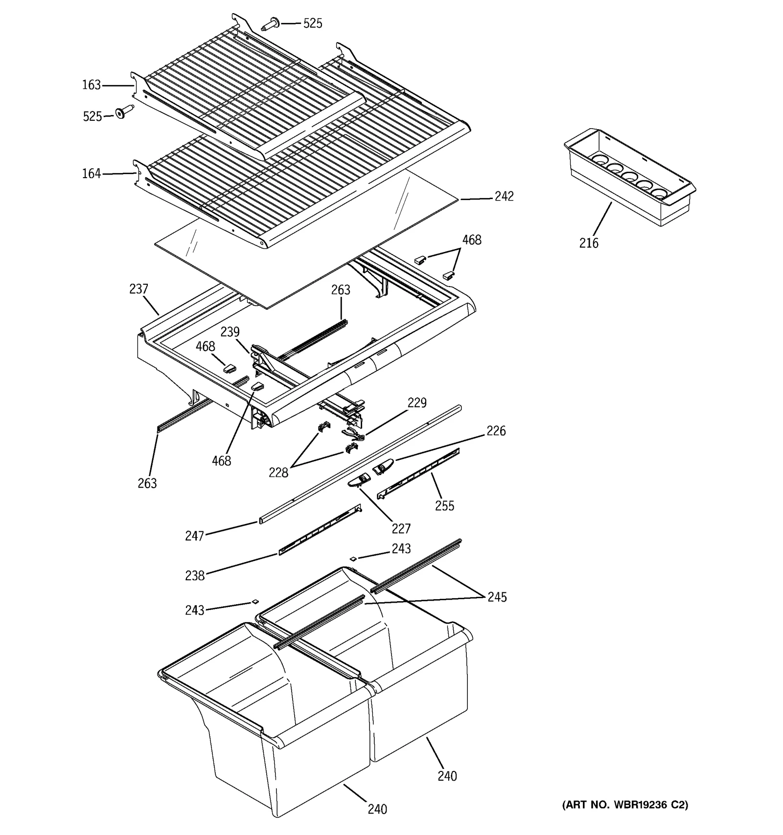Wire Shelf and Trim Assembly