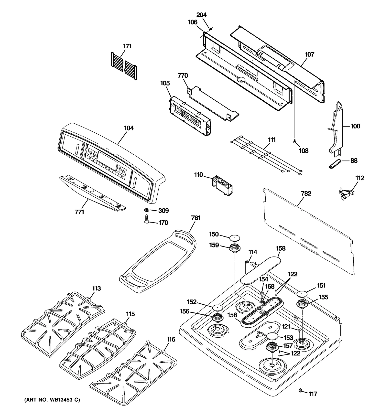 Glass and Trim Assembly