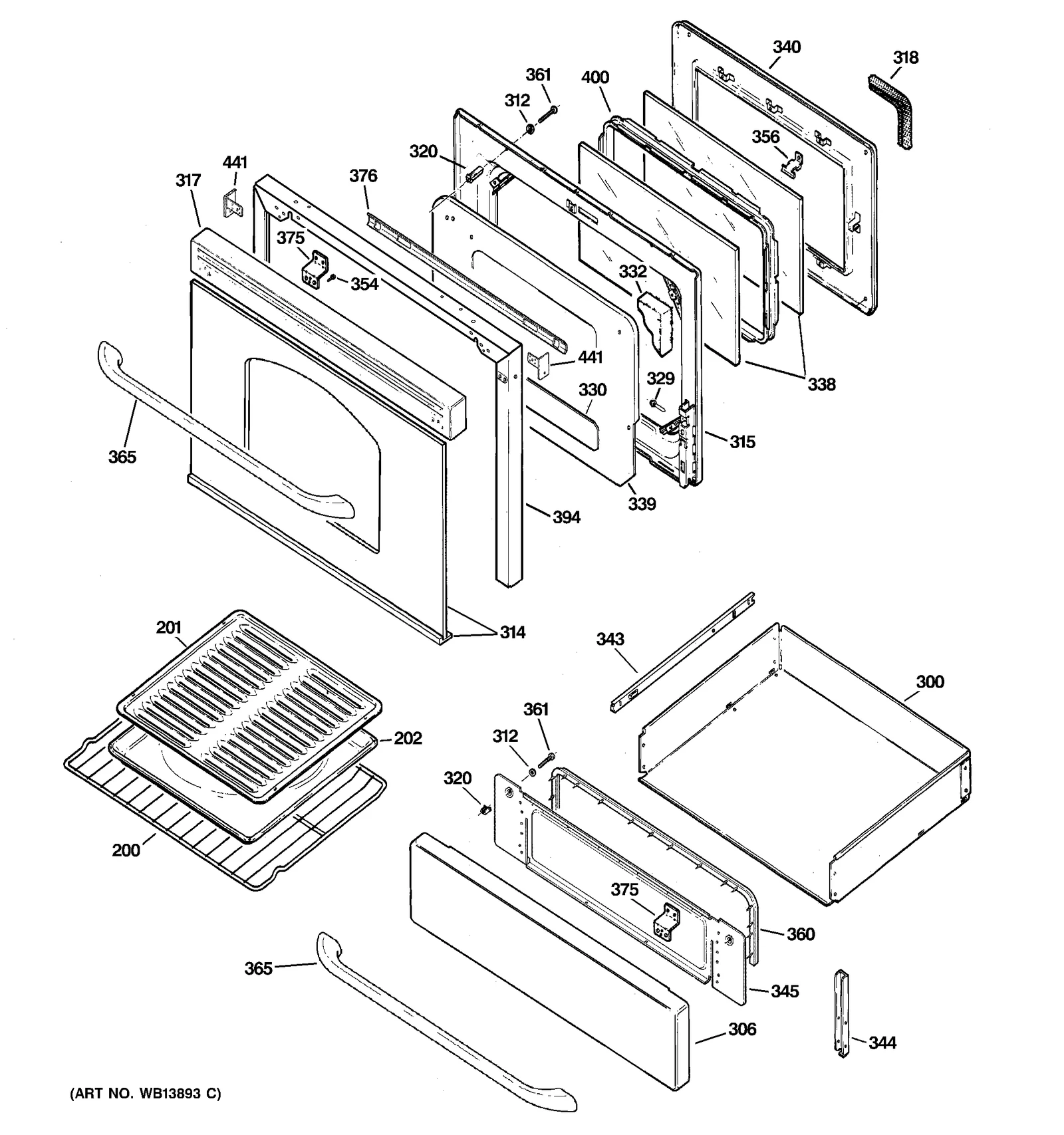 Glass Door Assembly