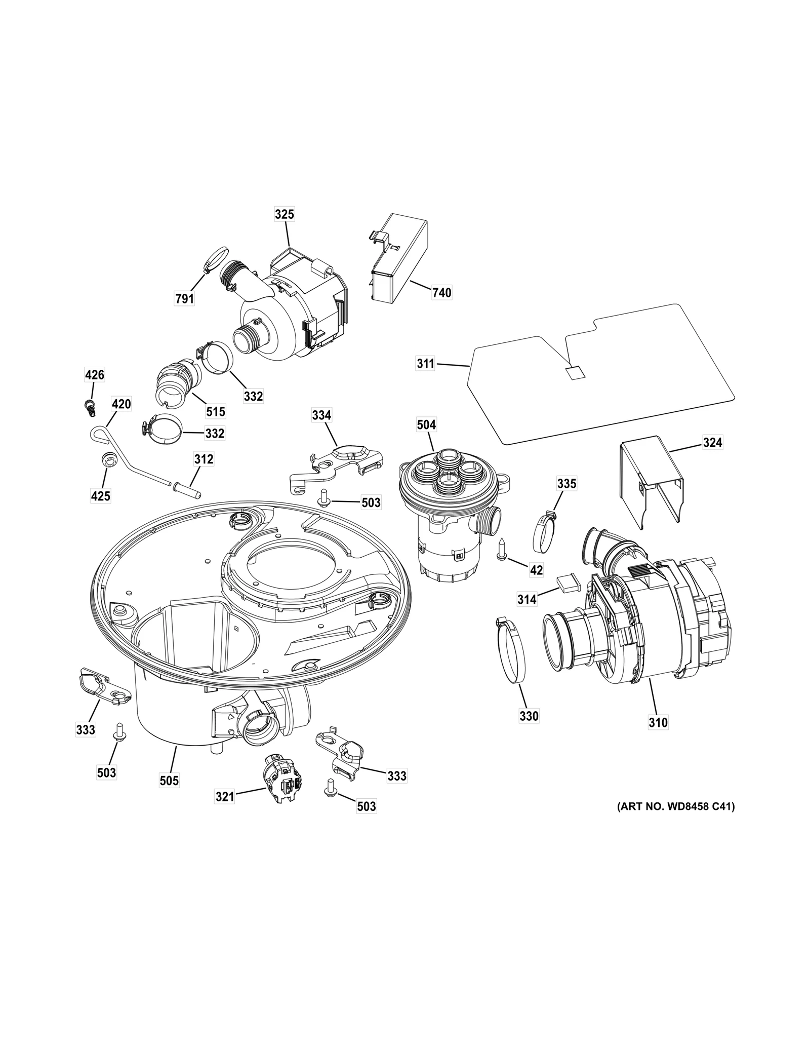 Drain Pump Shield