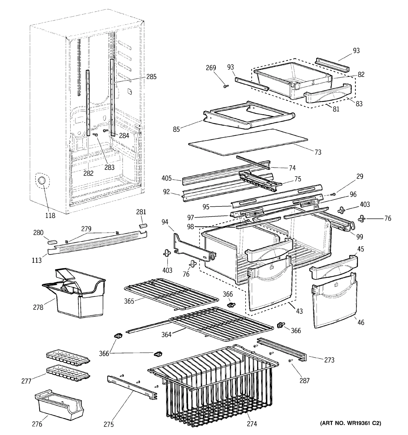 Deli Pan and Handle Assembly