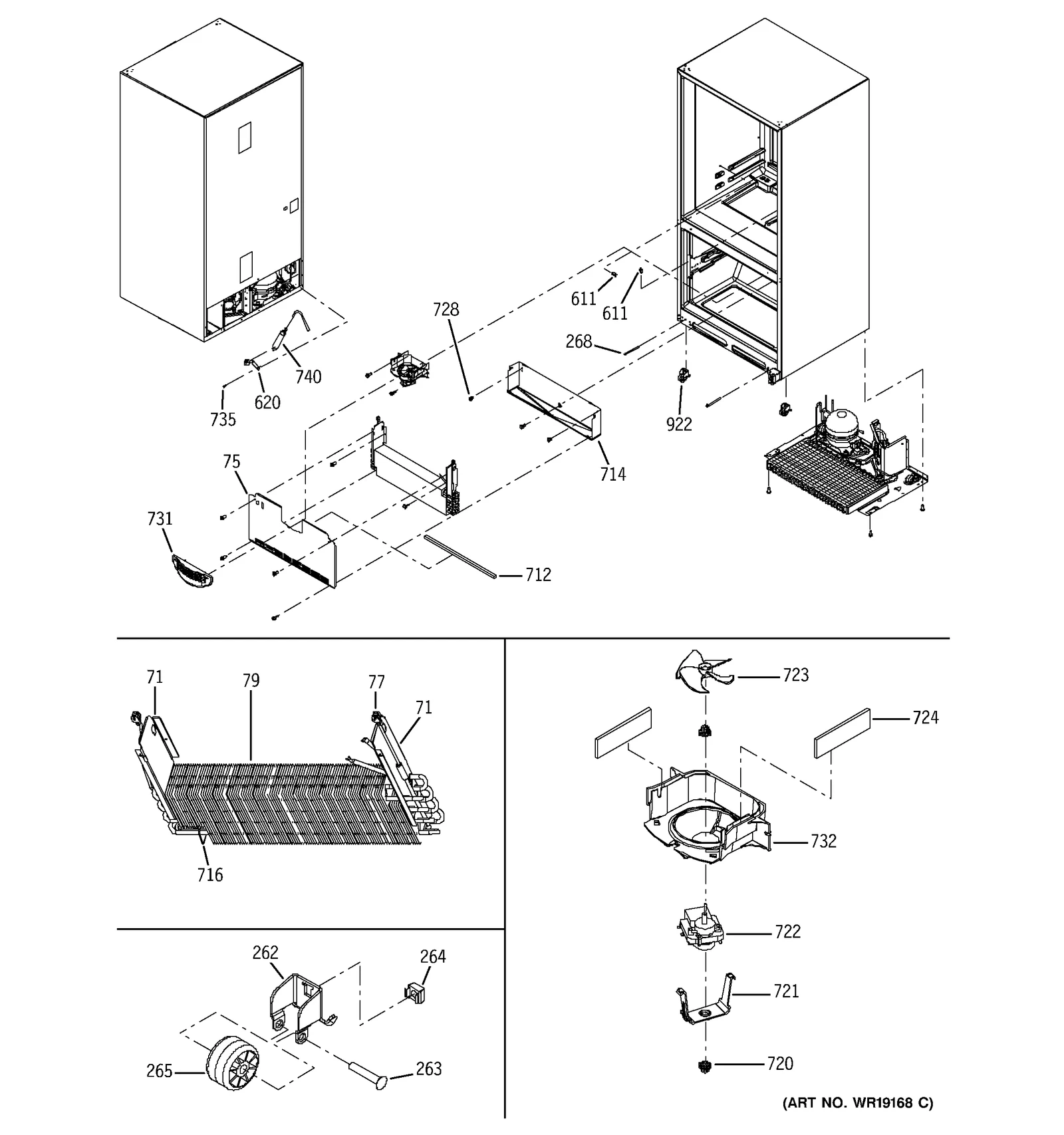 Evaporator Fan Motor