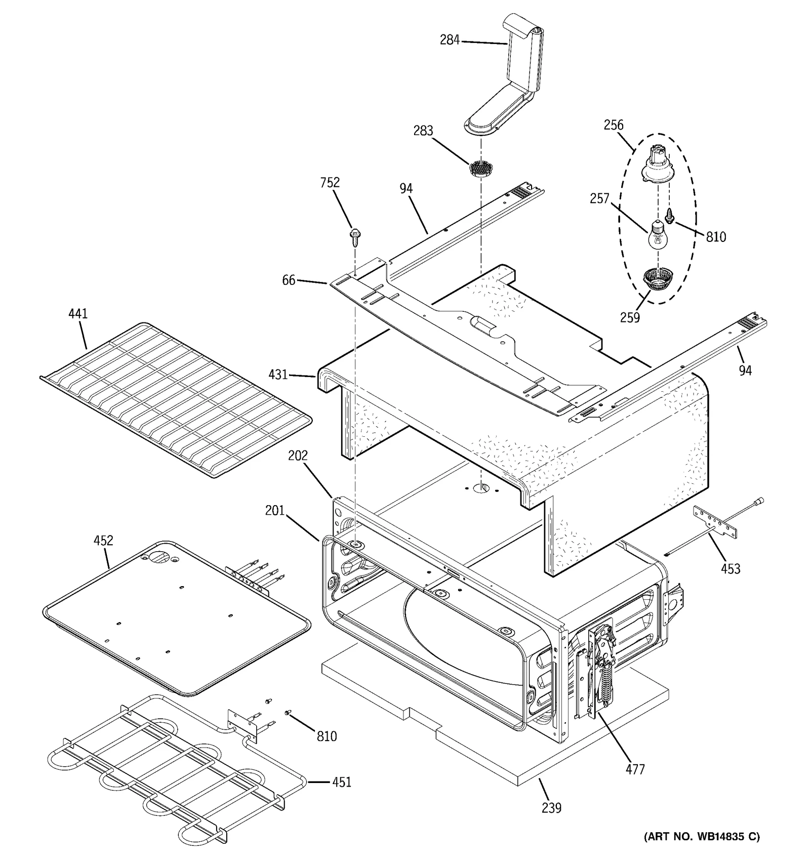 Broil Unit Assembly