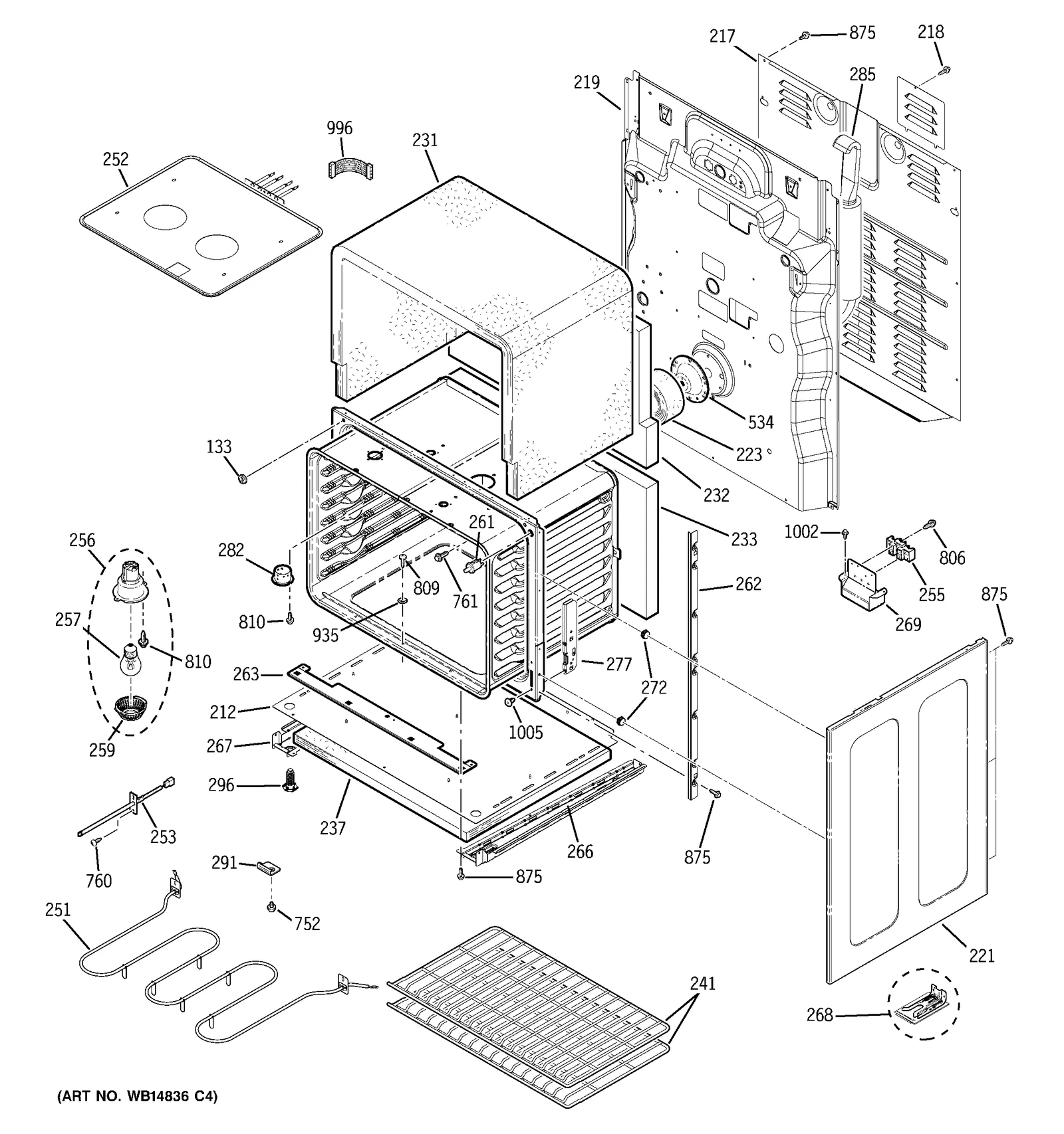 Broil Unit Assembly Lower