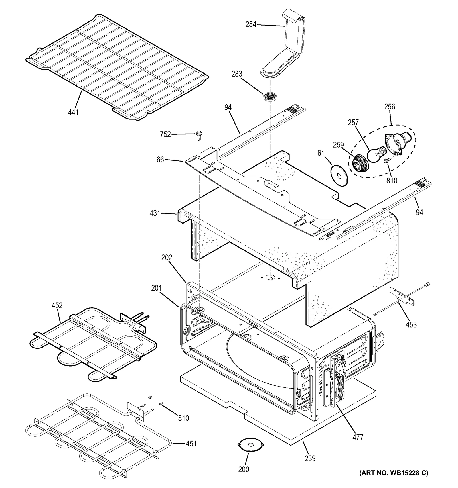 Cover Hole Assembly (Black)