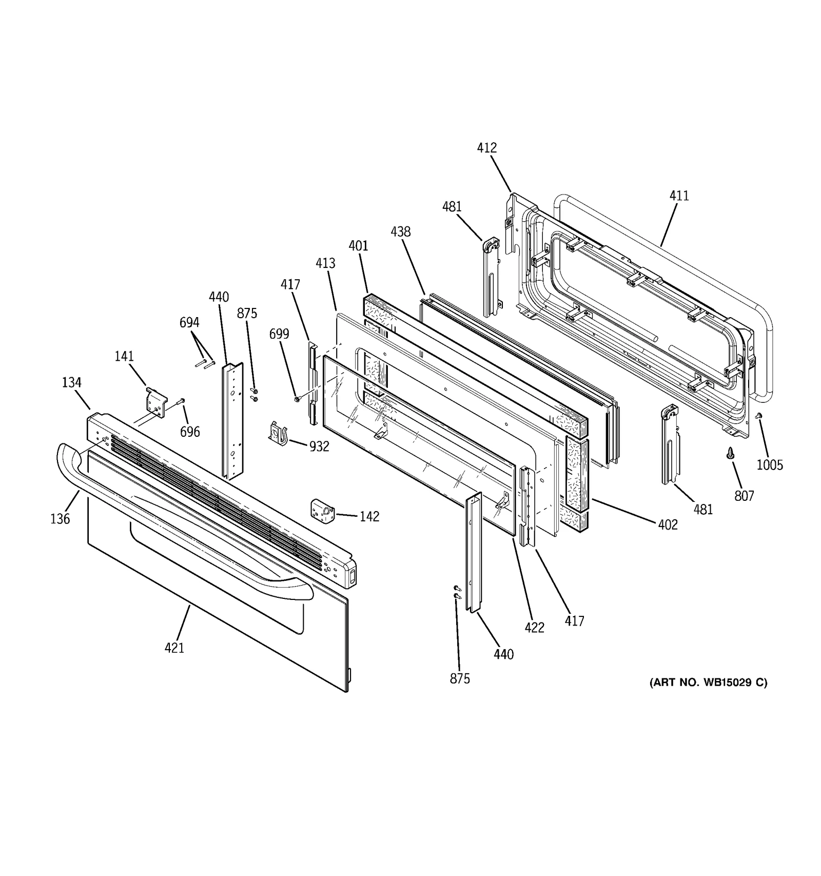 Vent Door Trim (Black)