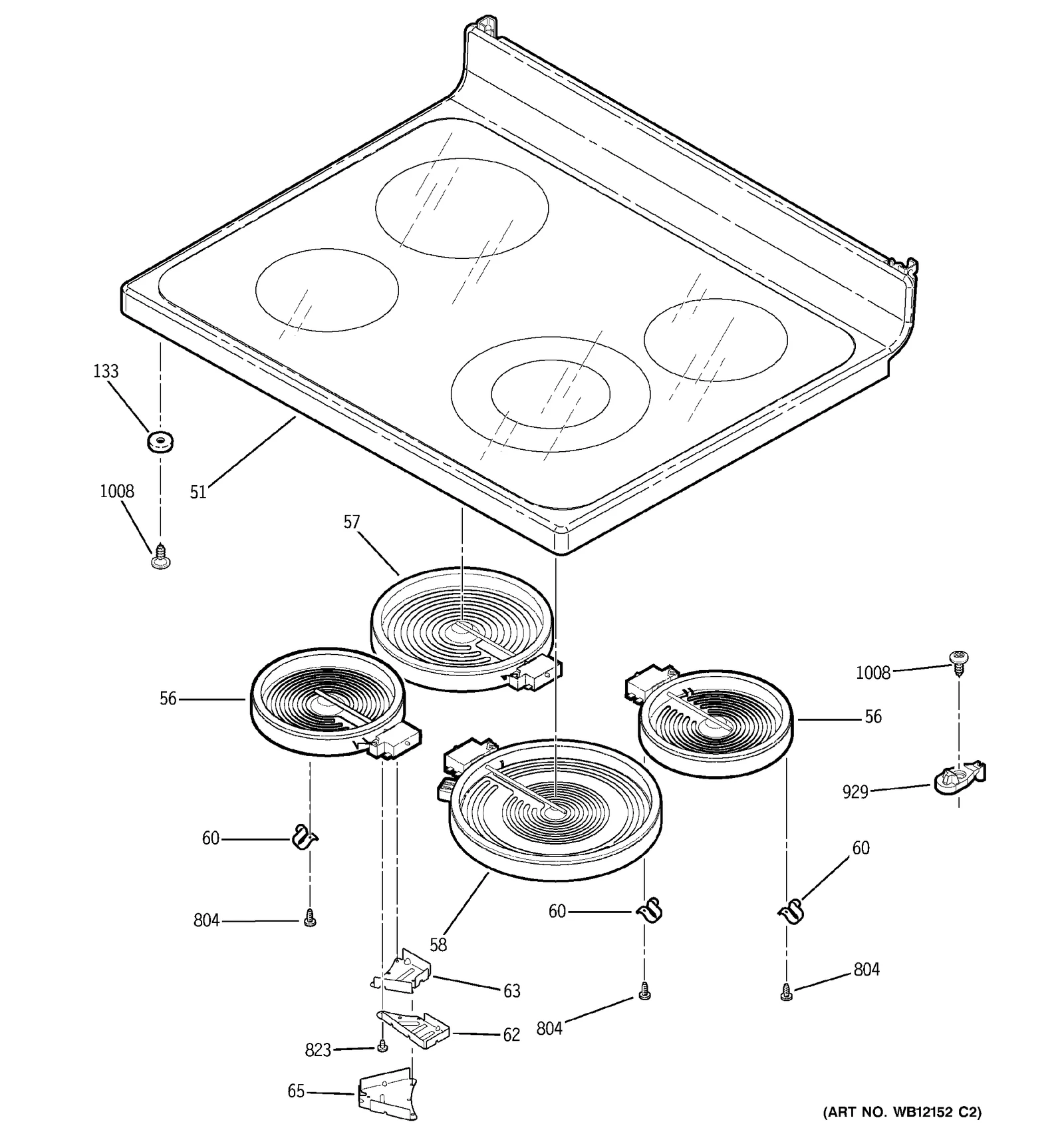 Glass Top Assembly