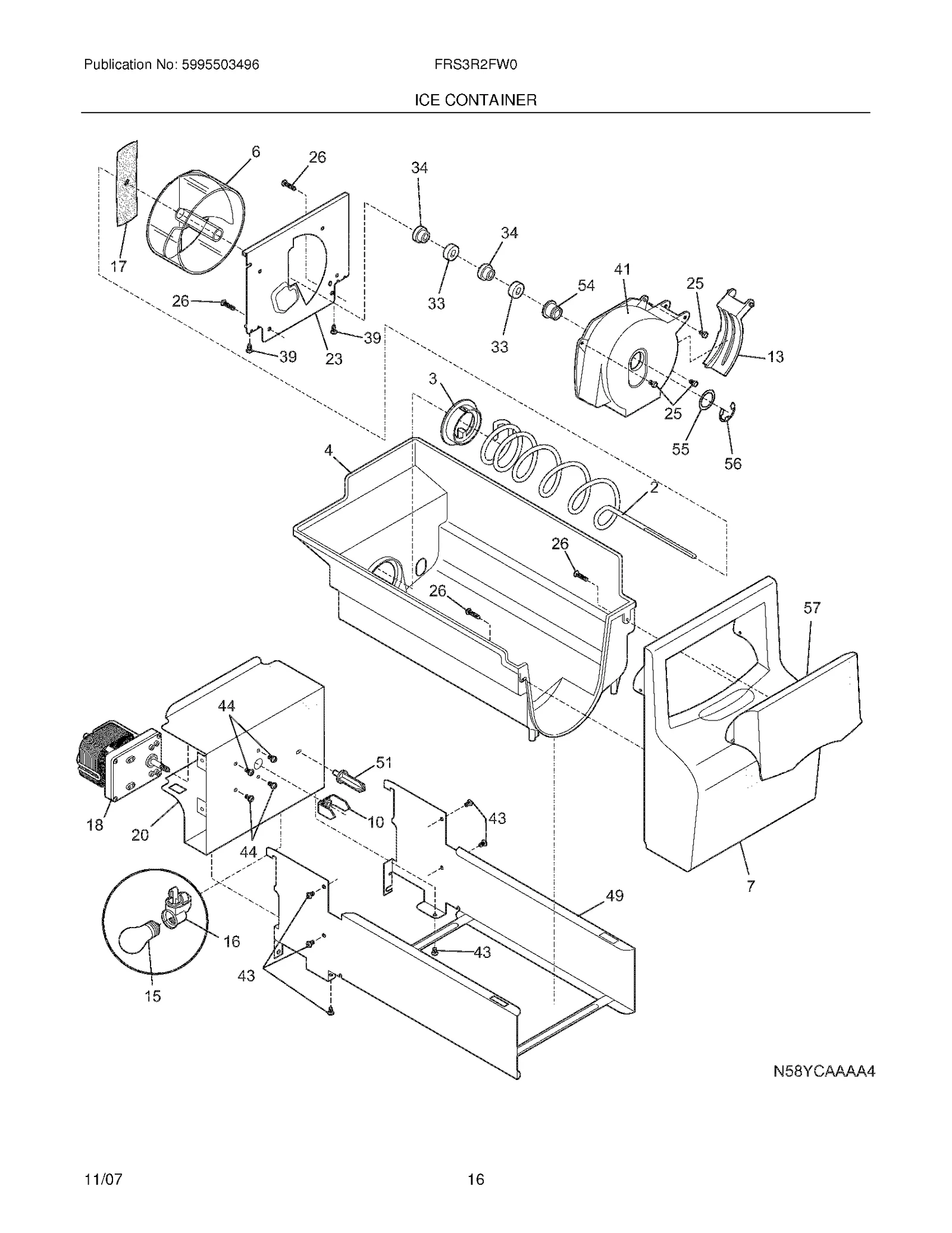 Ice Container Assembly