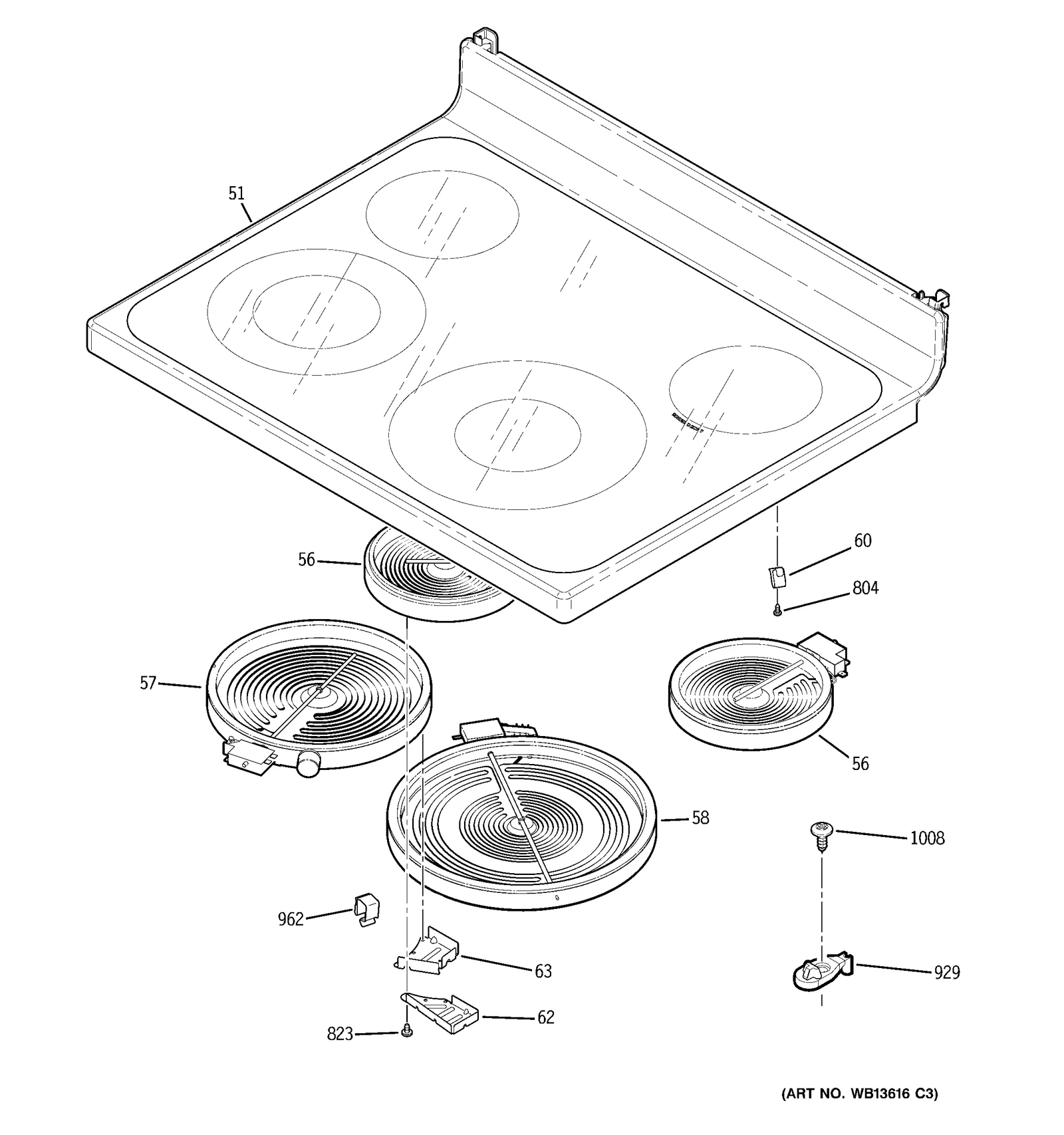 Glass Top Assembly