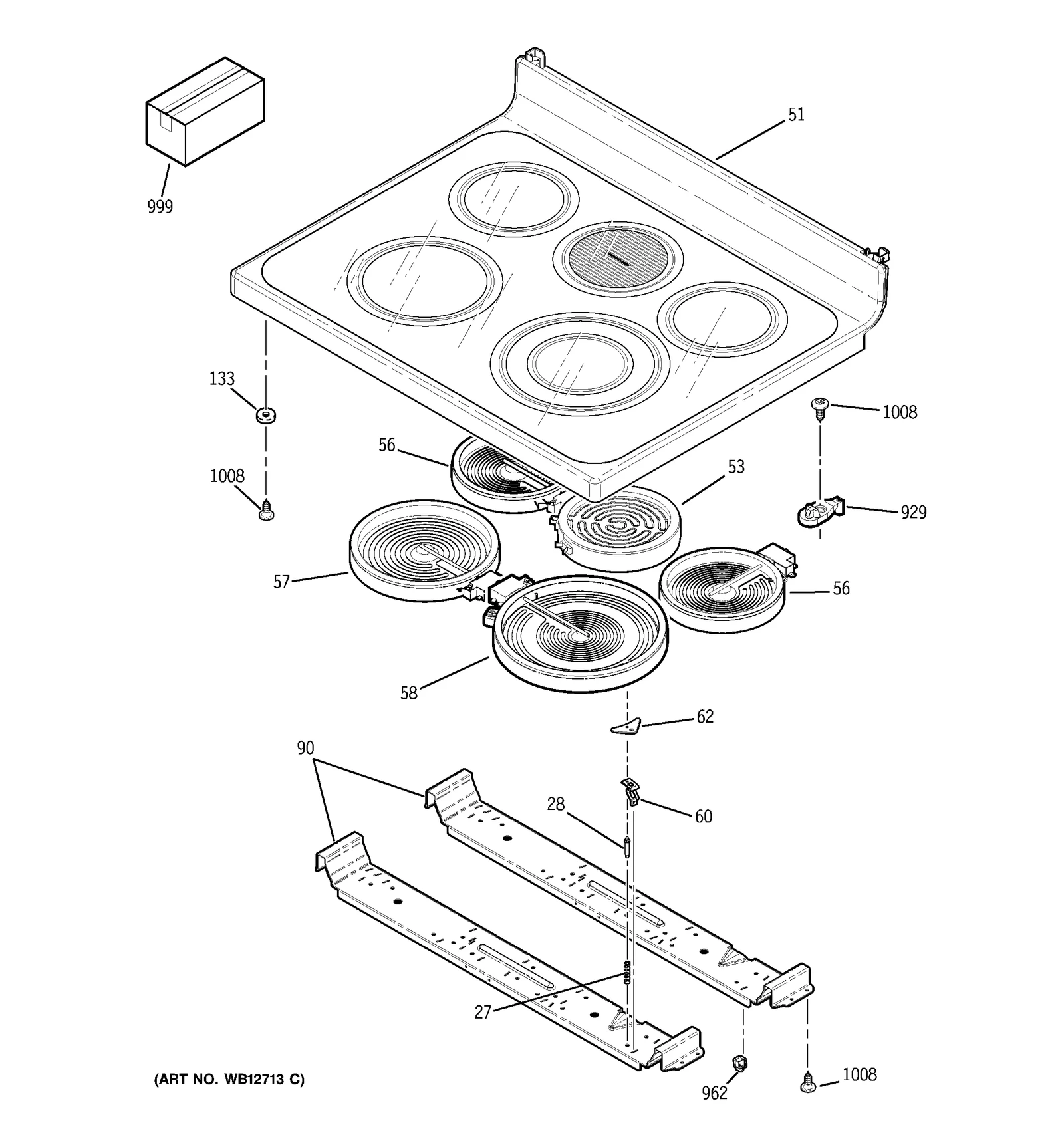 Radiant Top Assembly