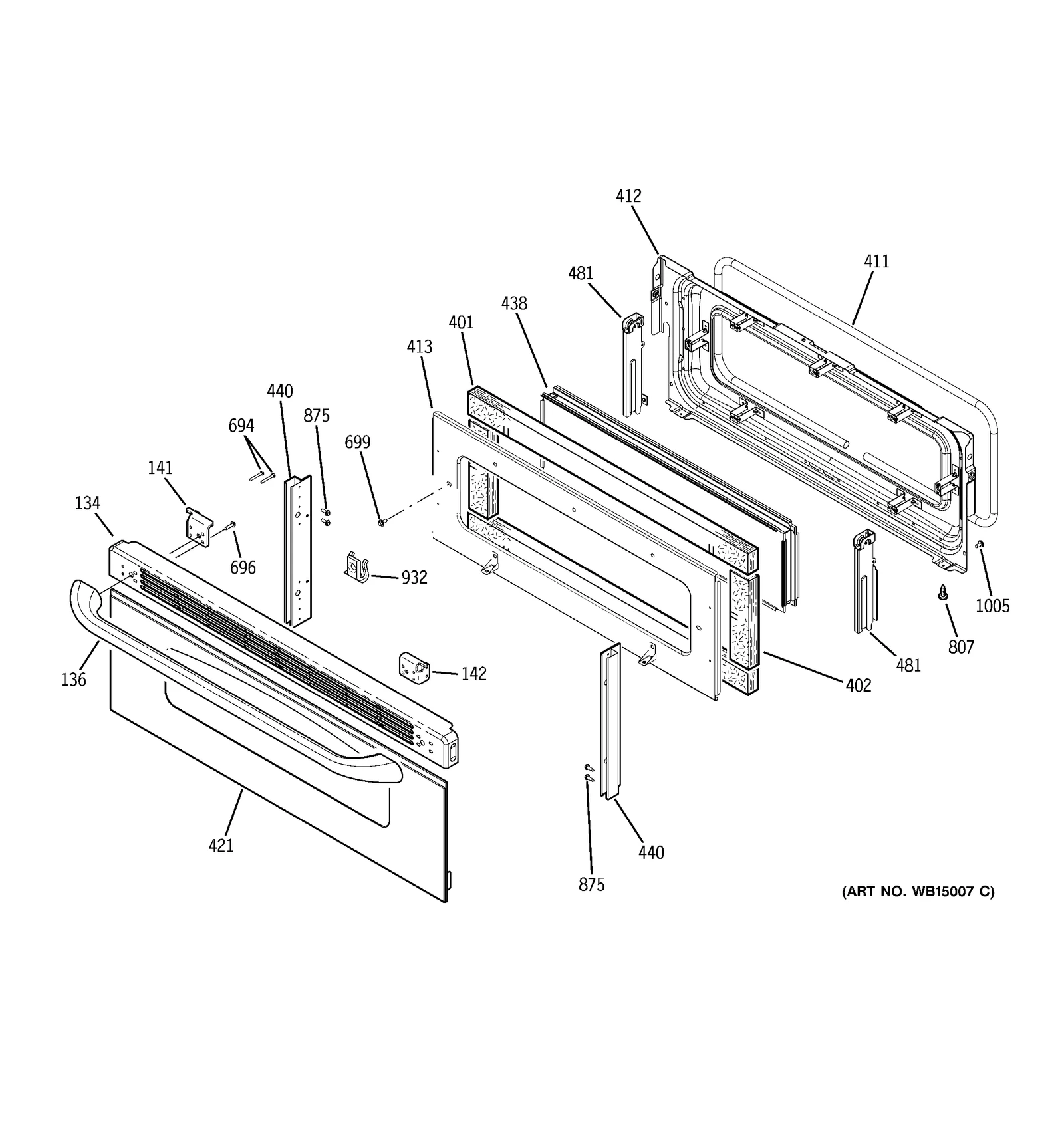 Lower Right Door Hinge