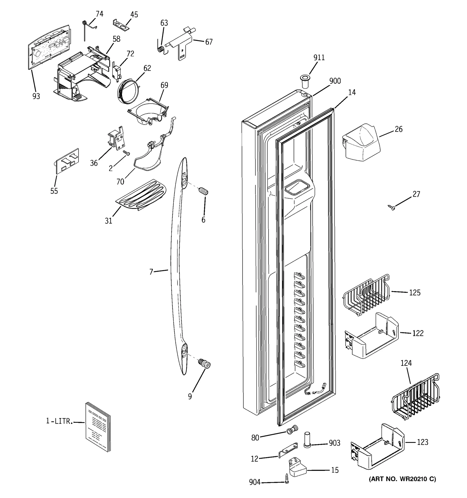 Door Assembly Bow