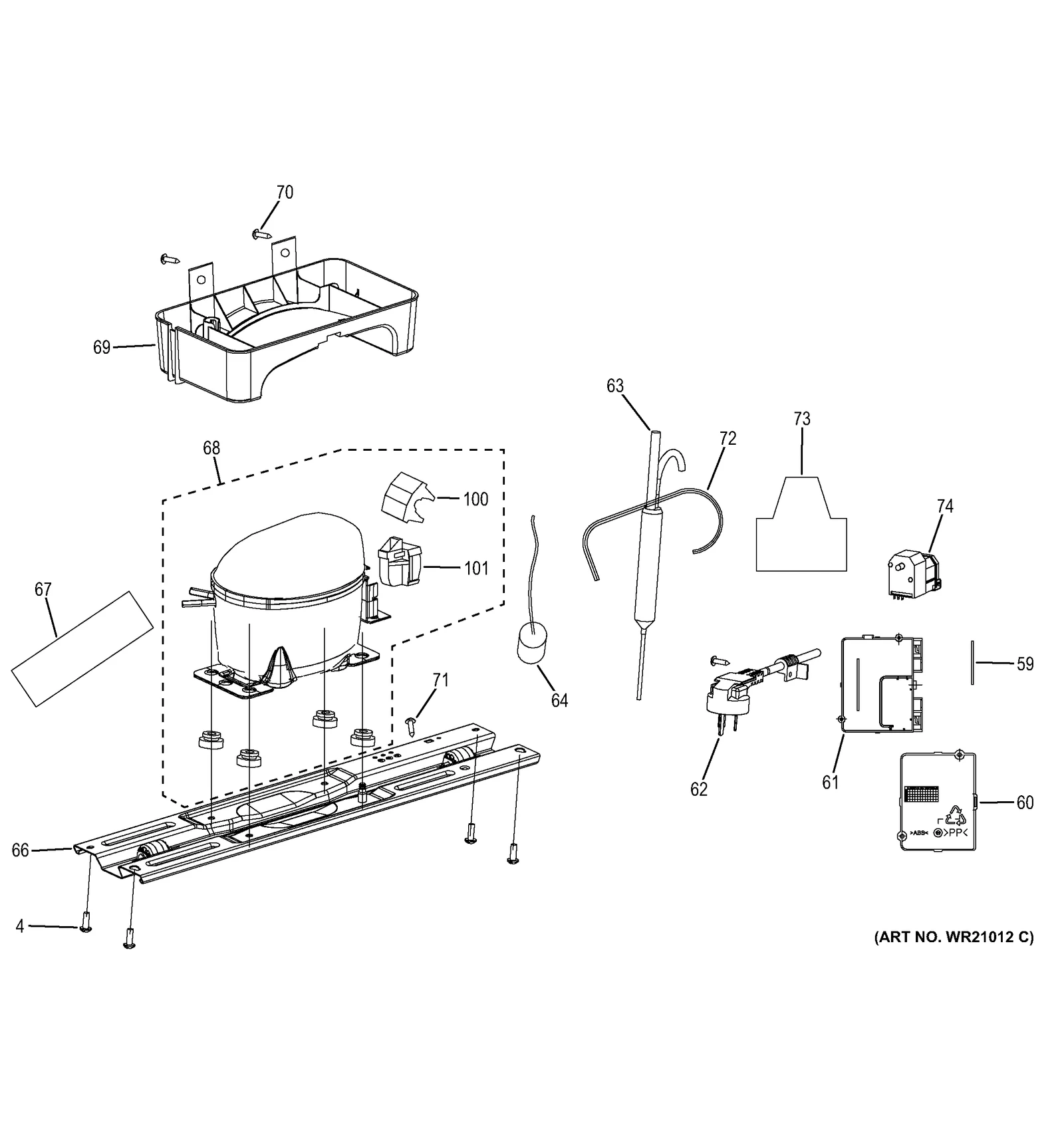 Defrost Timer Shield