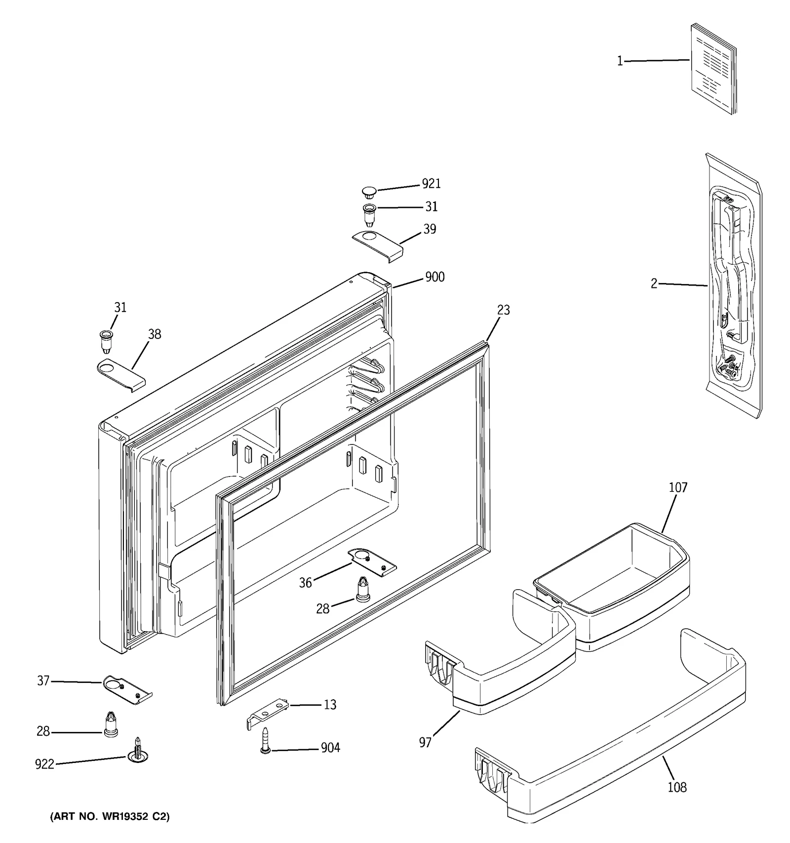 Stainless Steel Large Handle Pack Assembly