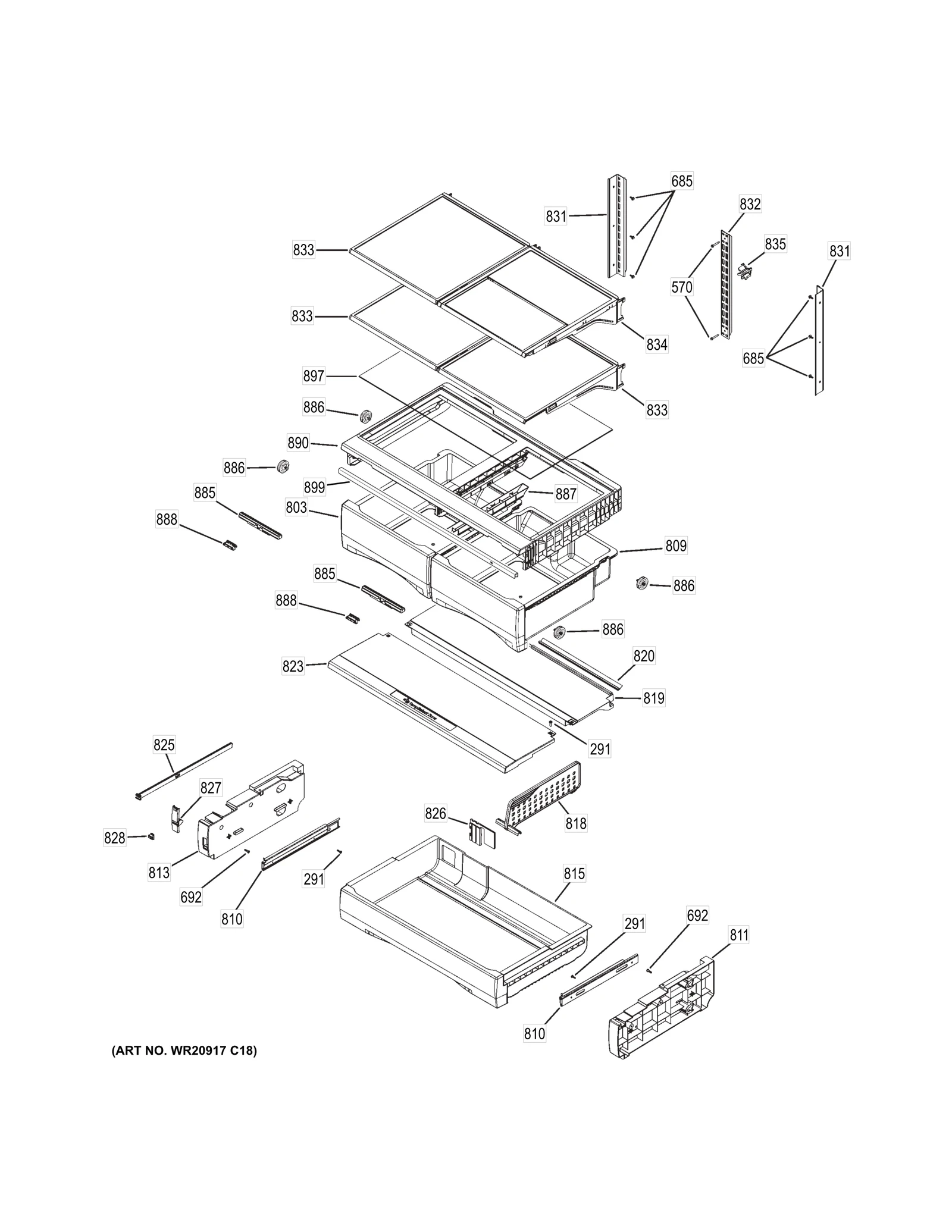 Left Hand Support Slide MP