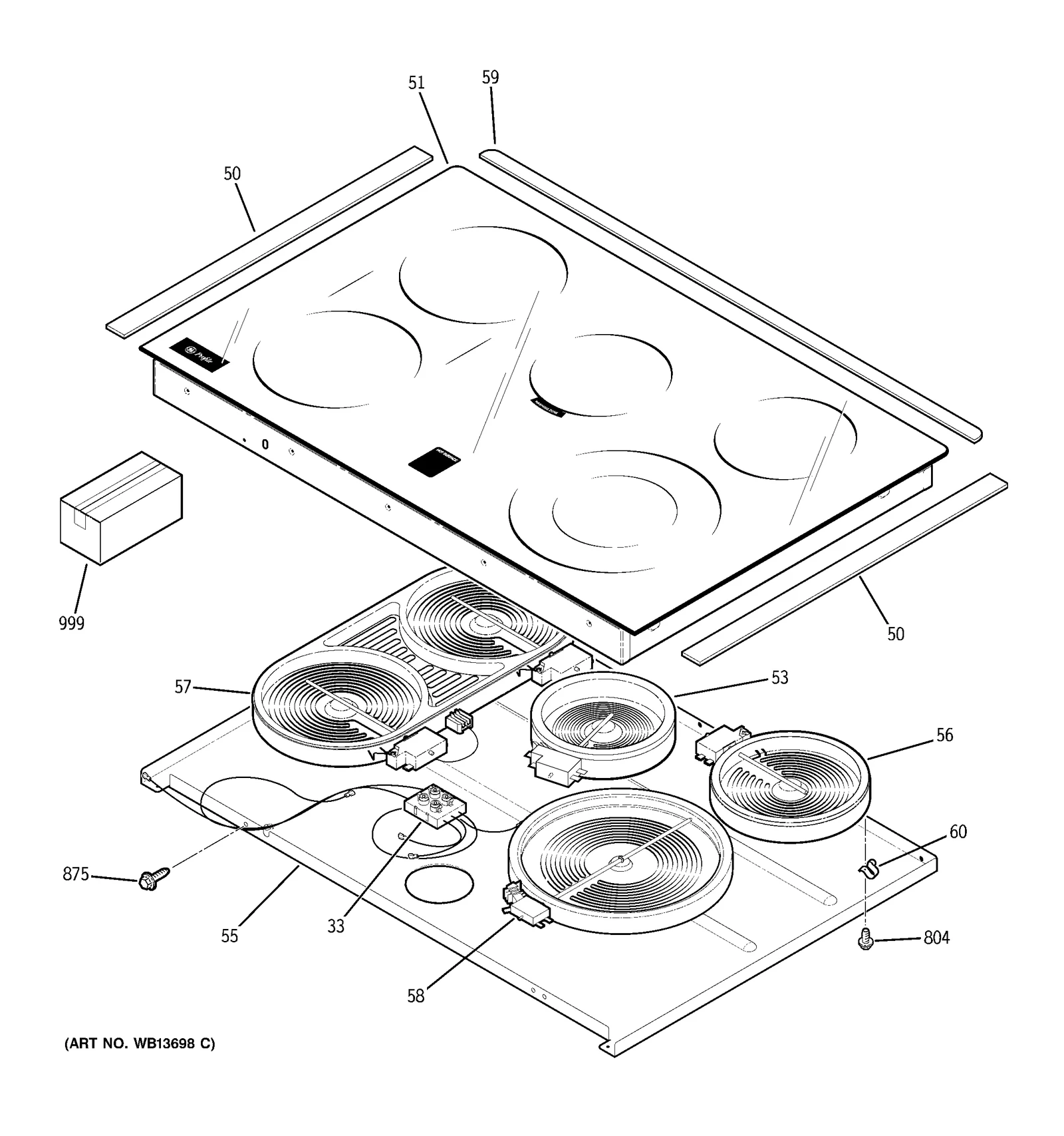 Glass Maintop Assembly (BQ)