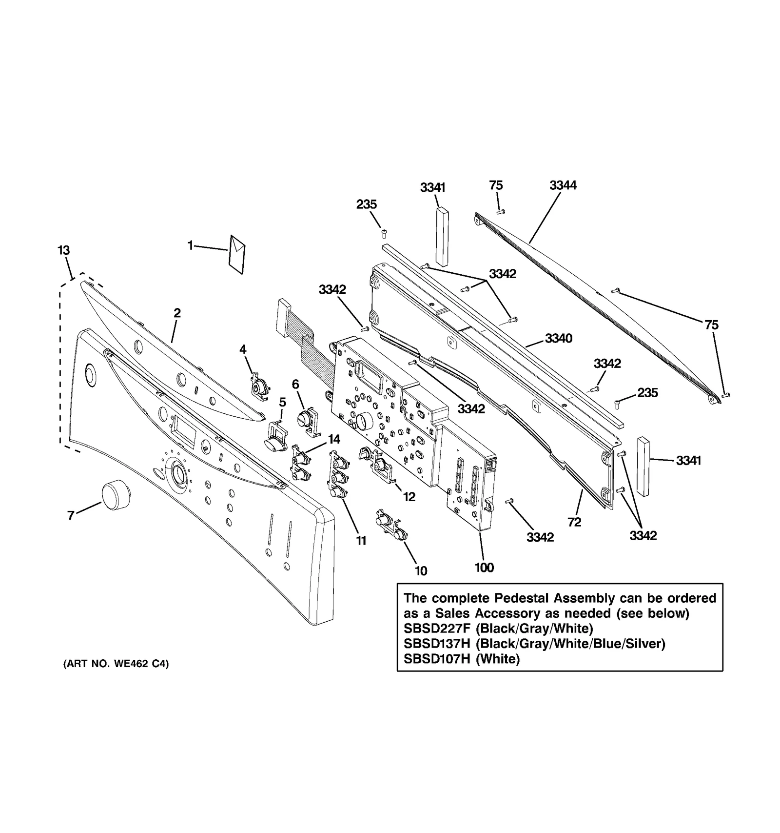 VIPER SILV Control Panel Assembly