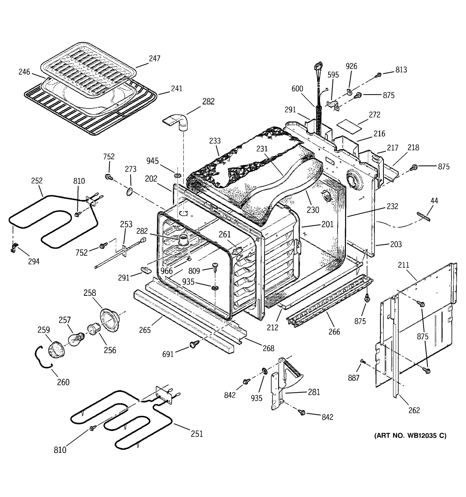 Right Door Hinge Assembly