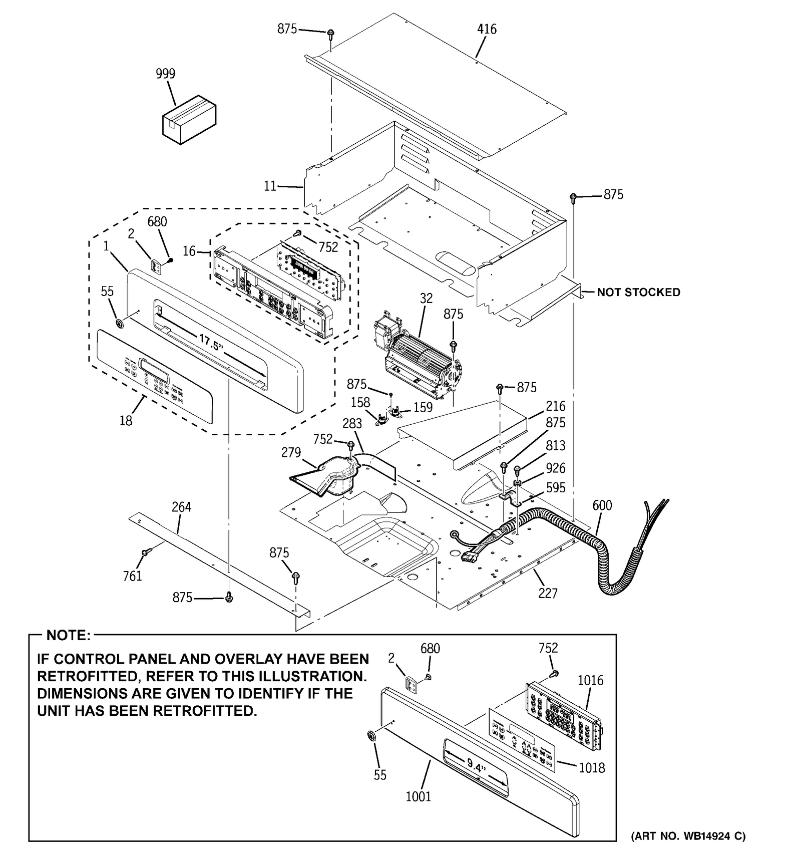 Control Panel Kit 27 (Stainless Steel)