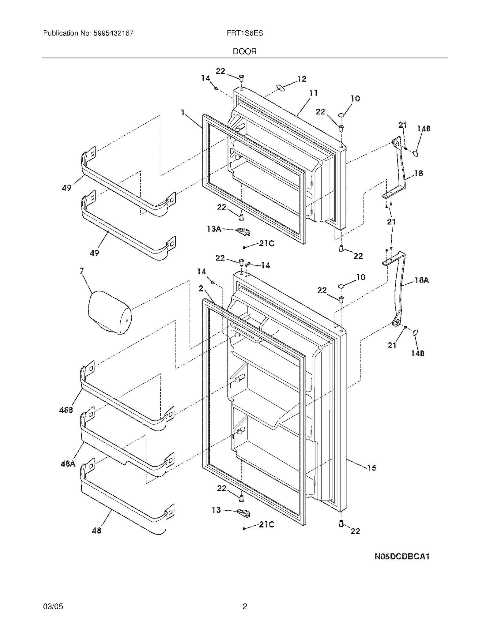 Left Hand Door DSP Stainless Steel