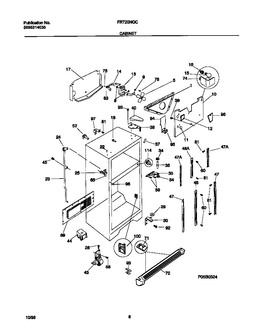 Upper Hinge Cover