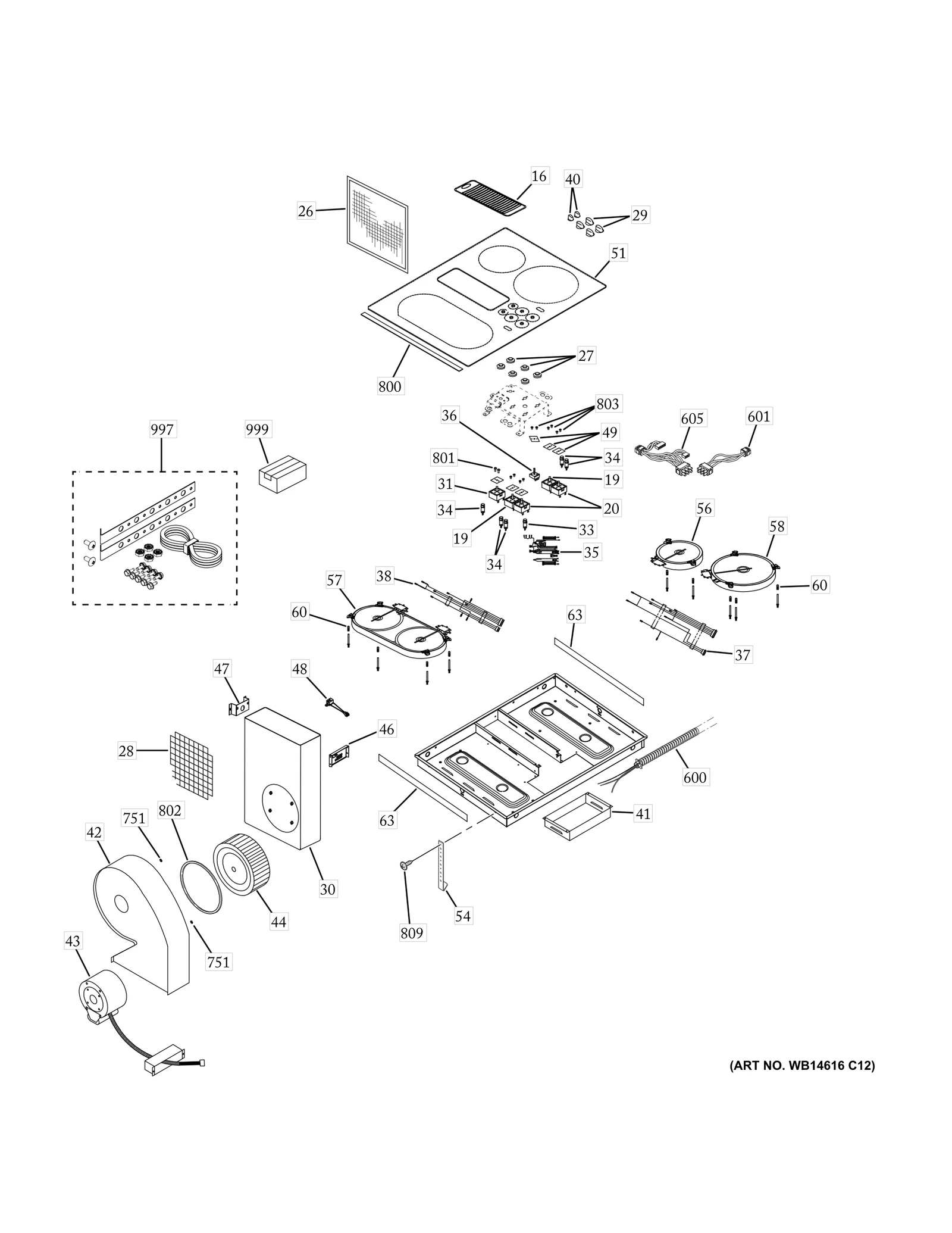 Maintop Wire Harness Rh