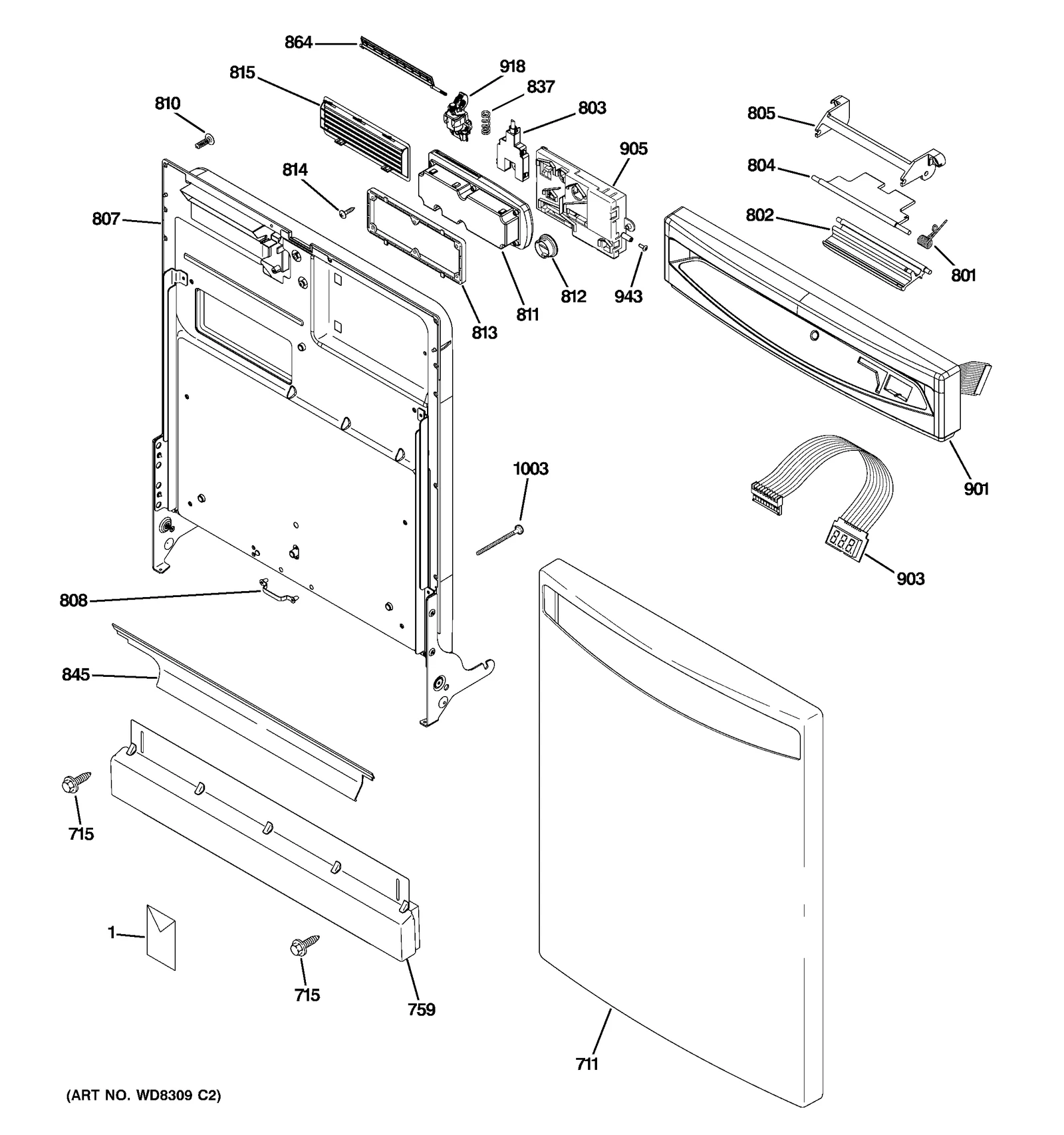 Escutcheon Bow Assembly