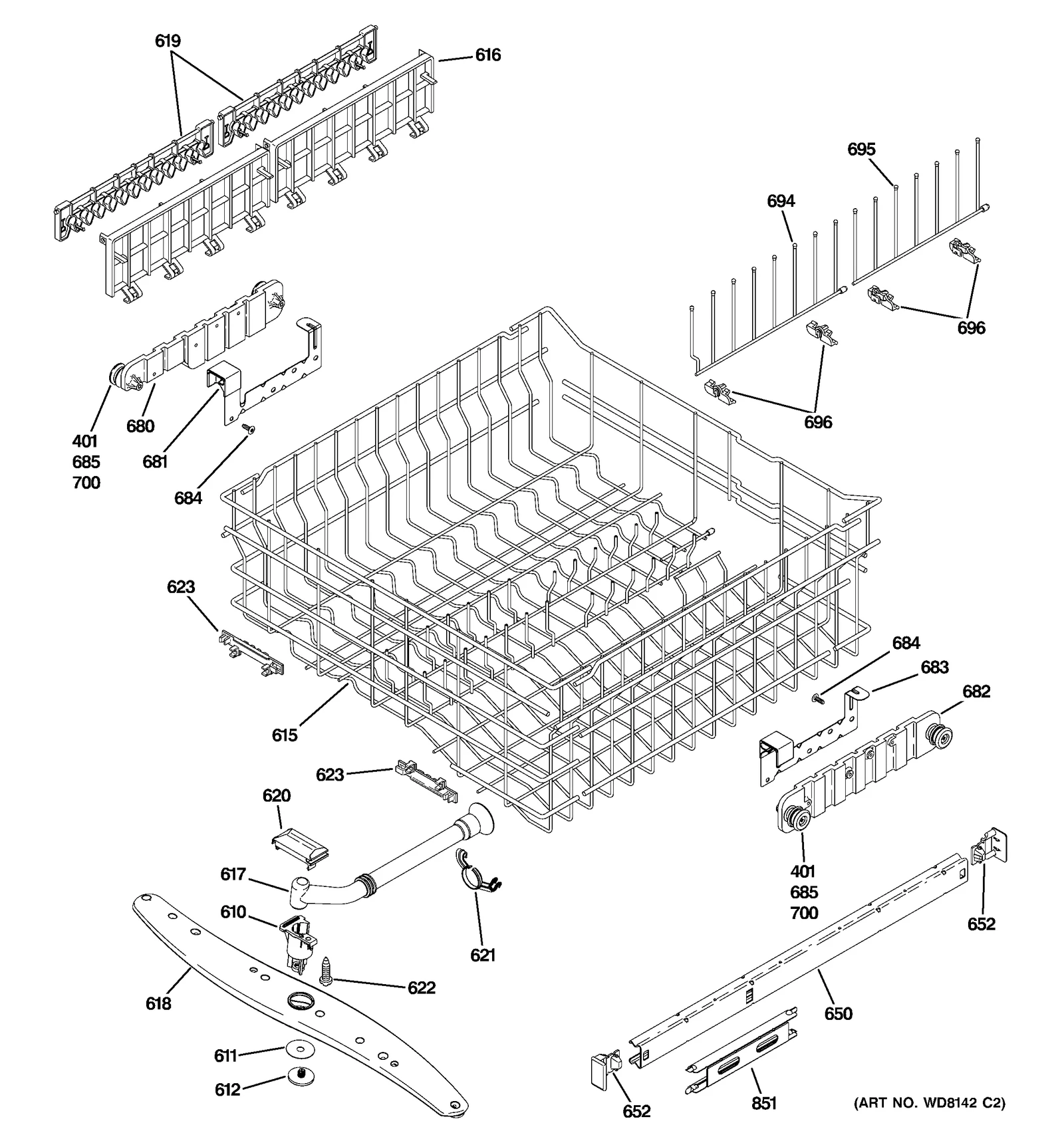 Upper Rack Assembly