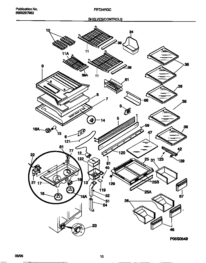 Crisper Cover Trim