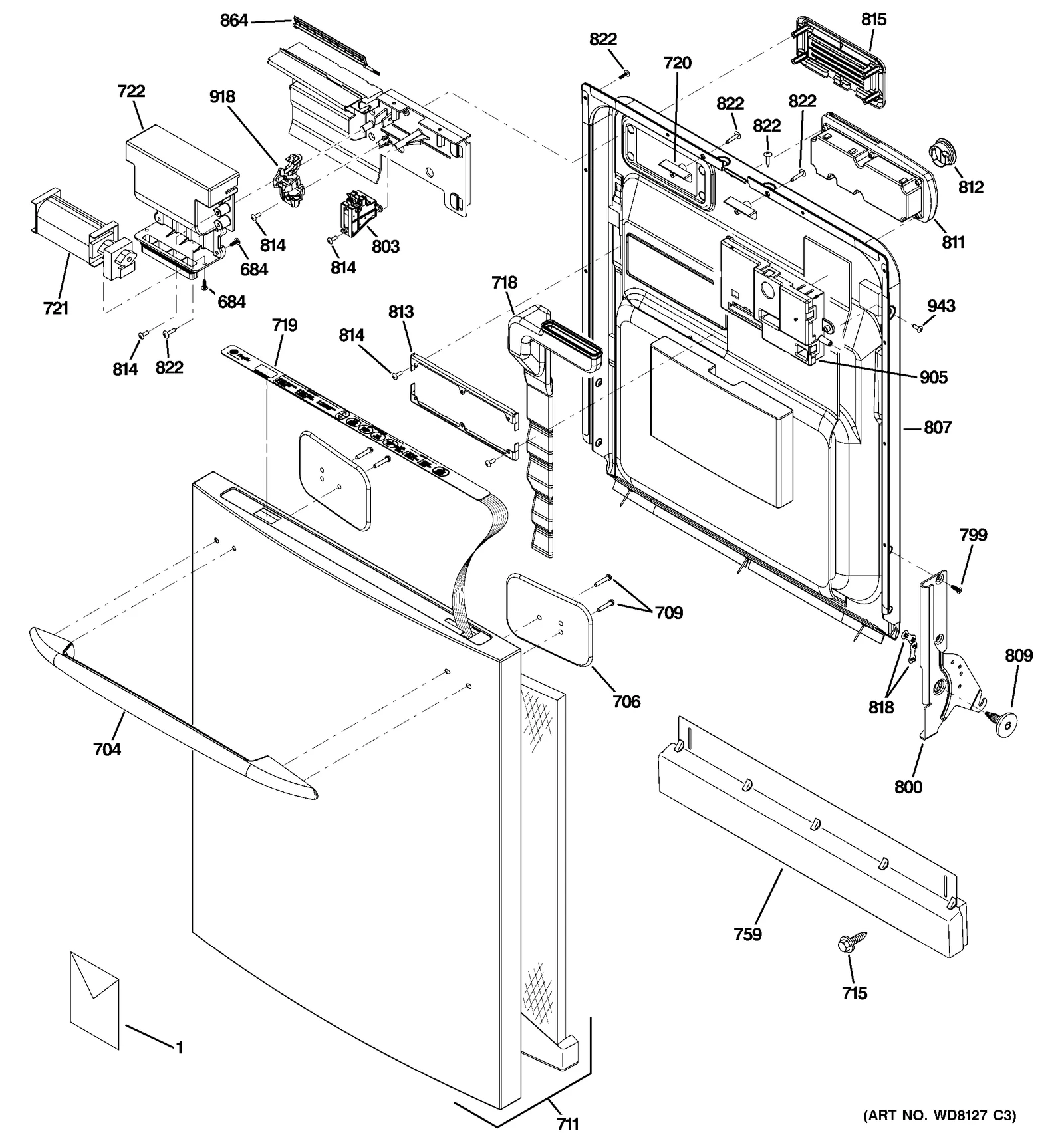 Stainless Steel Outer Panel Assembly